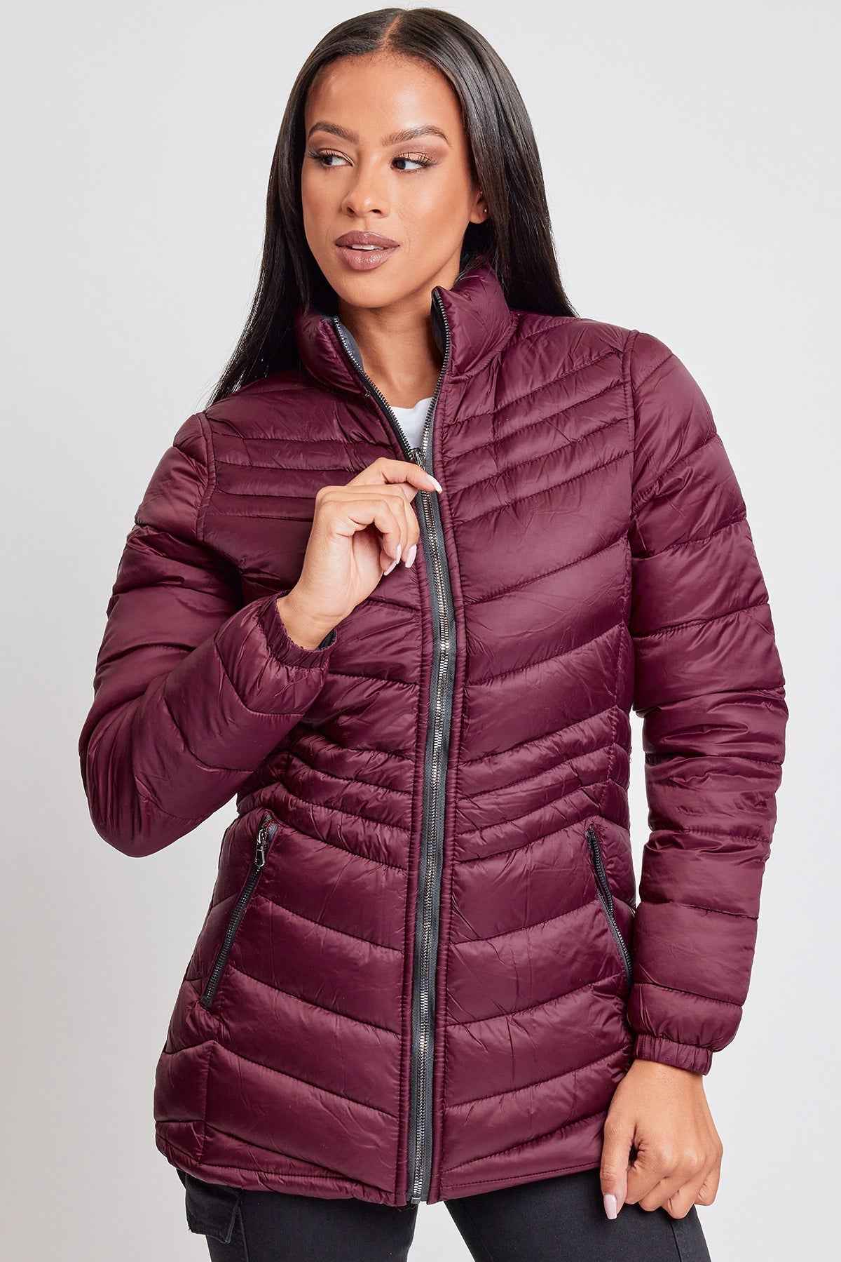 Women's Winter Reversible Puffer Jacket