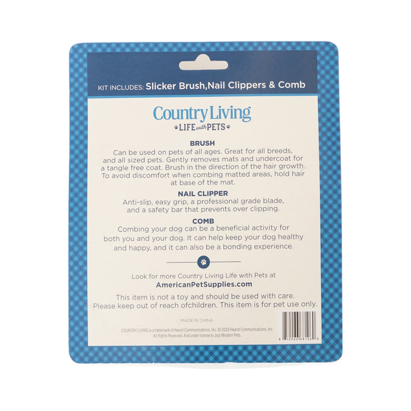 TEEK - Country Living All-in-One 3-Piece Dog Grooming Kit PET SUPPLIES TEEK APS