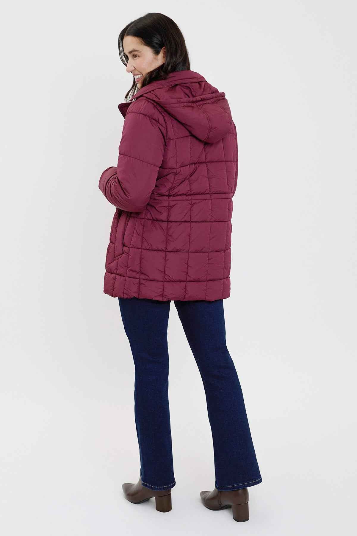 Detailed Snap Puffer Jacket