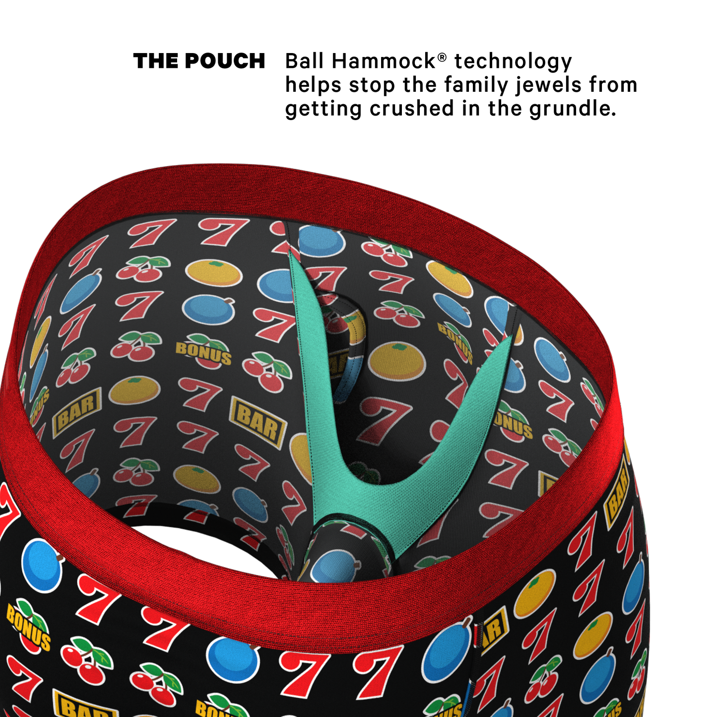 TEEK - The Apex Jackpot | Slot Machine Ball Hammock® Pouch Underwear With Fly UNDERWEAR TEEK SH