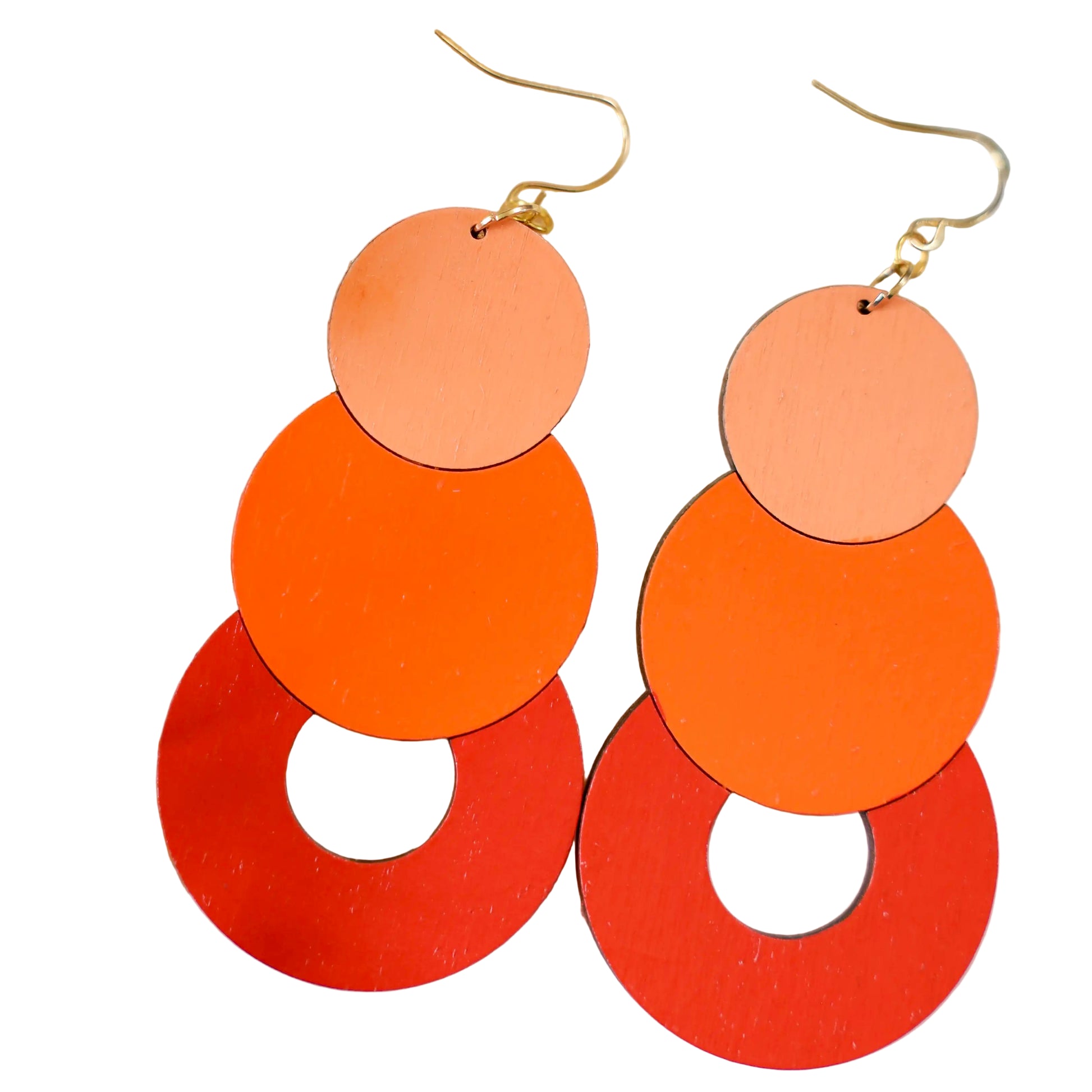 TEEK - Jen Orange Dangles JEWELRY TEEK LCM