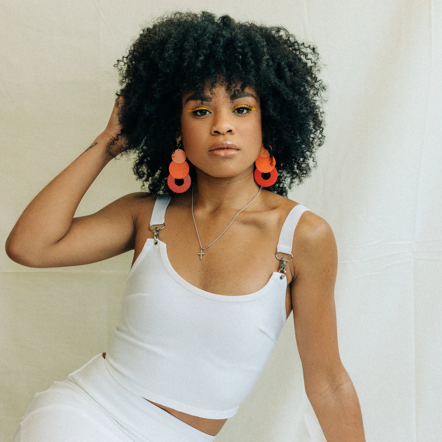 TEEK - Jen Orange Dangles JEWELRY TEEK LCM