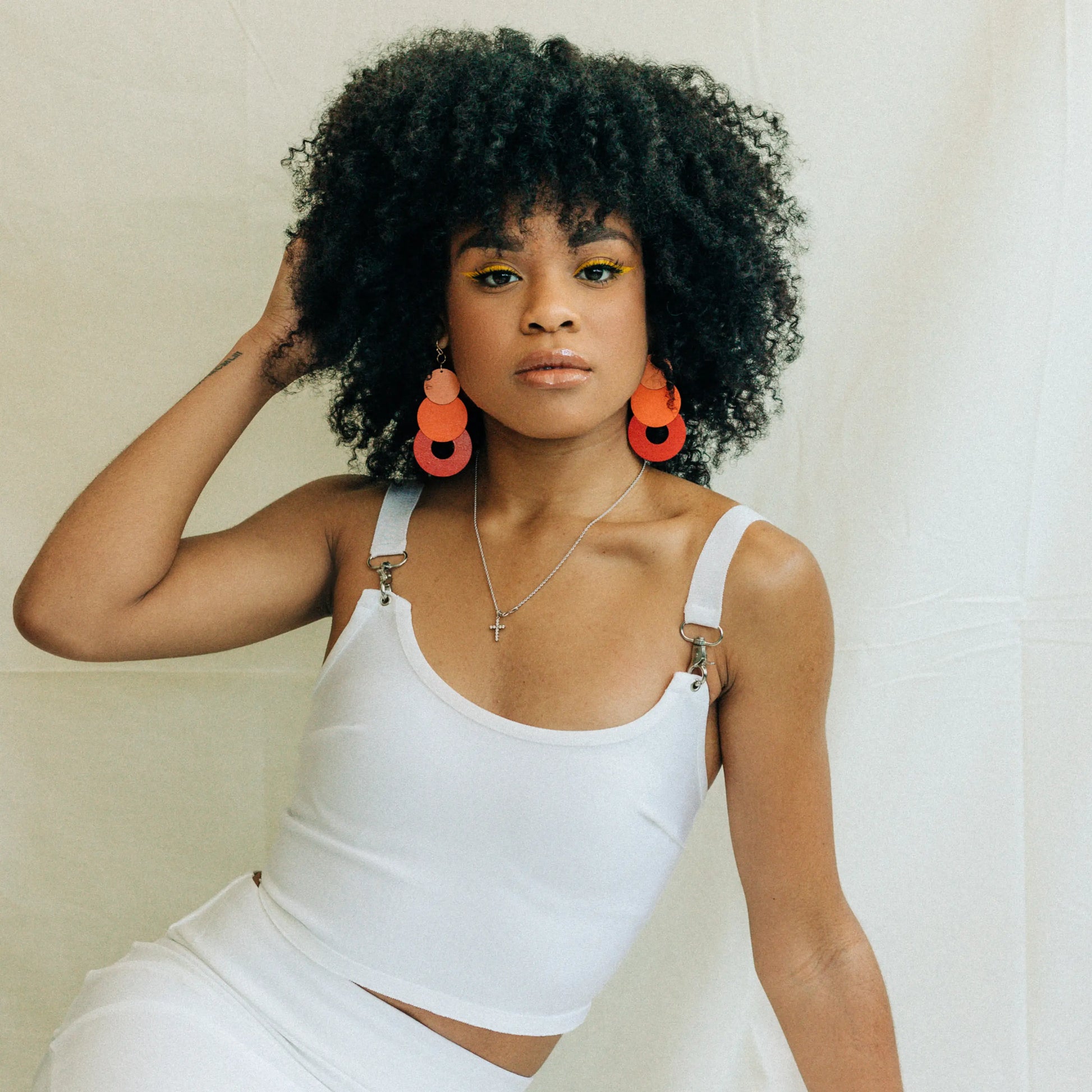 TEEK - Jen Orange Dangles JEWELRY TEEK LCM