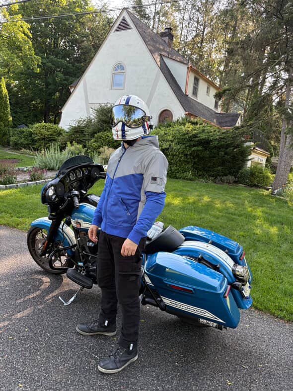 TEEK - Ultra Reflective Padded Hoodie Blue Eclipse JACKET TEEK BR