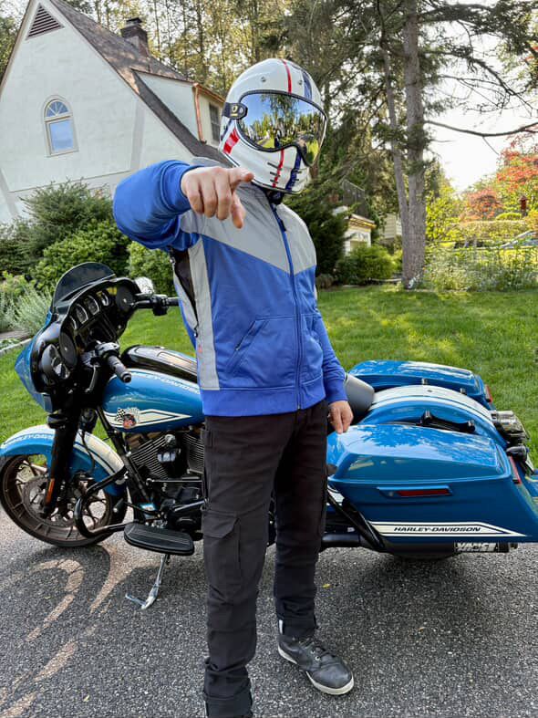 TEEK - Ultra Reflective Padded Hoodie Blue Eclipse JACKET TEEK BR