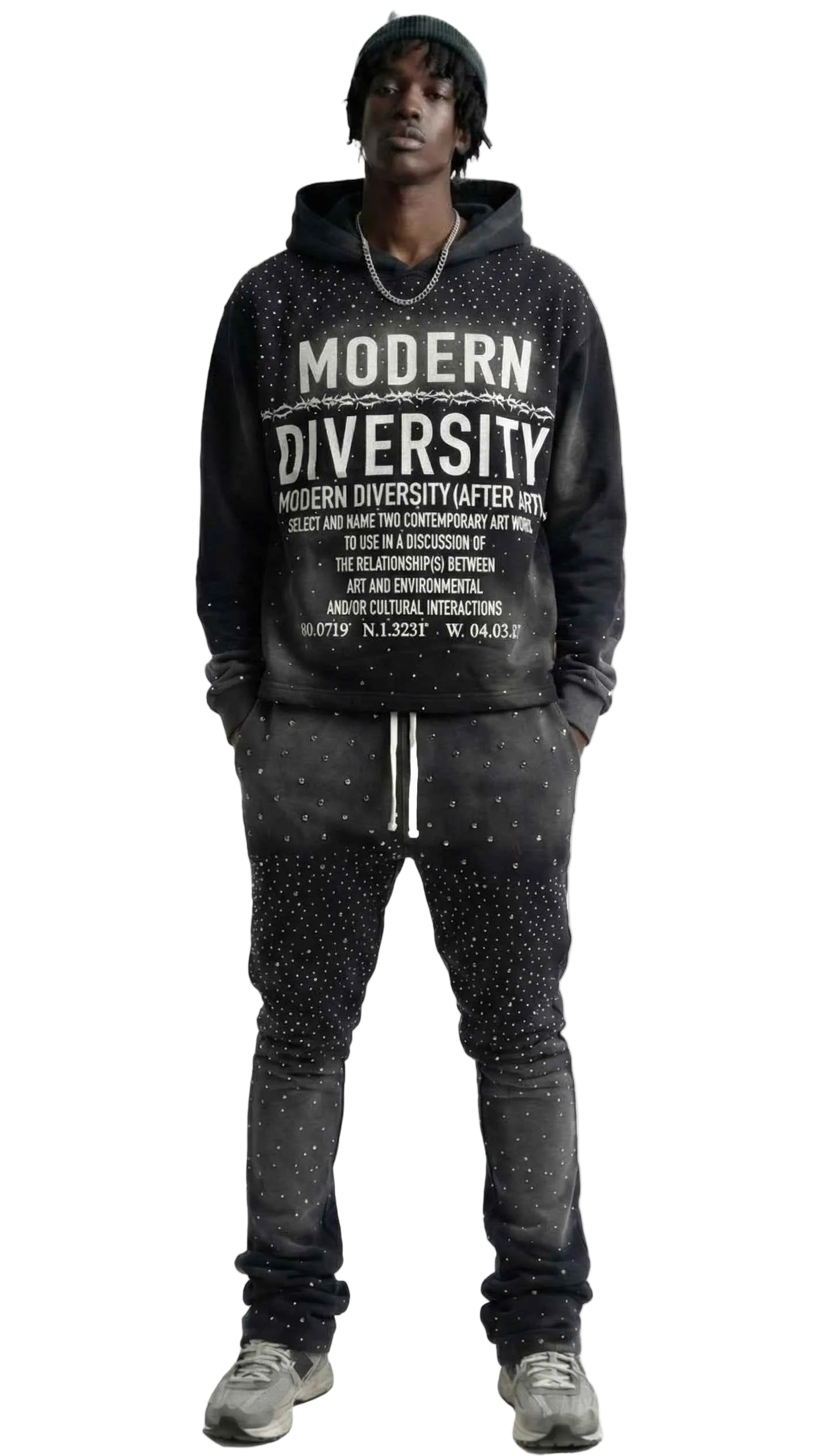 TEEK - ZICORN French Terry Long Sleeve Crop Top Pullover Hoodie TOPS TEEK LTK