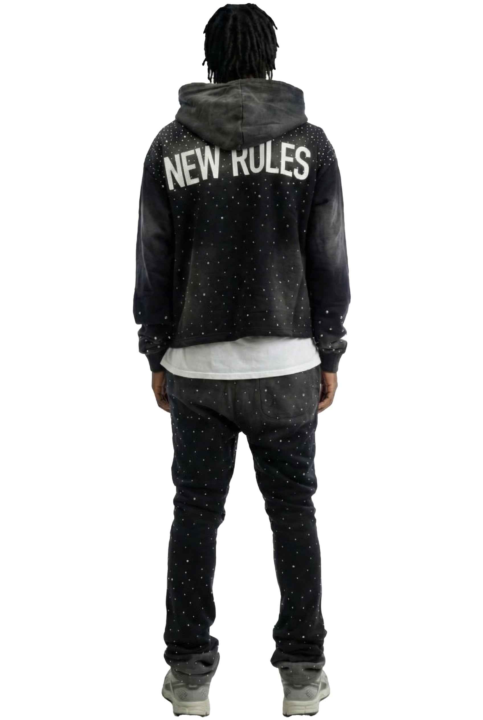 TEEK - ZICORN French Terry Long Sleeve Crop Top Pullover Hoodie TOPS TEEK LTK