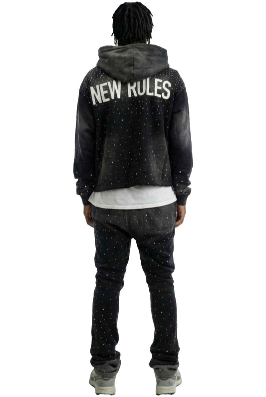 TEEK - ZICORN French Terry Long Sleeve Crop Top Pullover Hoodie TOPS TEEK LTK