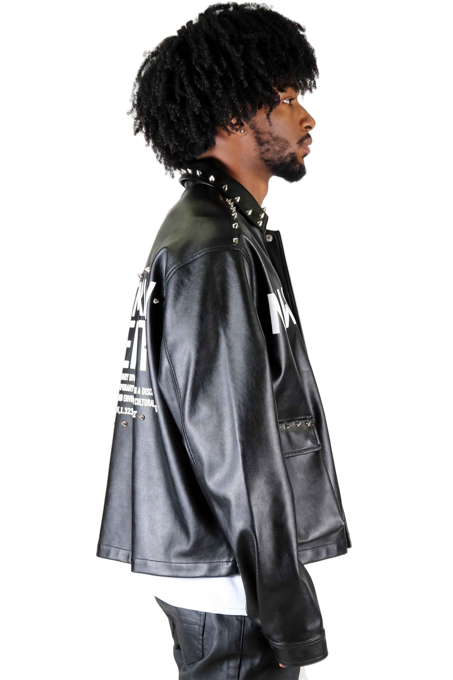 TEEK - DRAKON Faux Leather Crop Top Jacket JACKET TEEK LTK