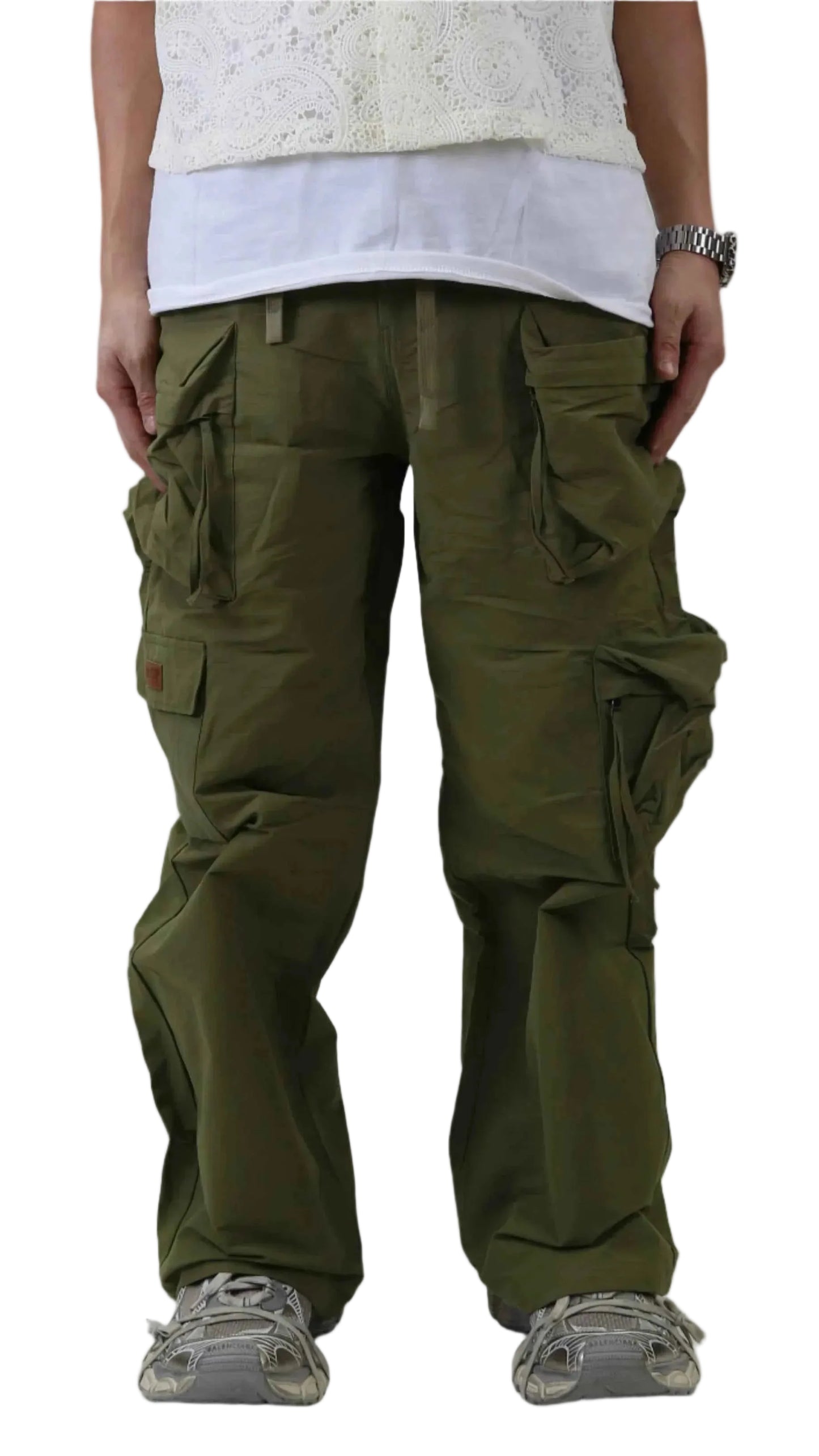 TEEK - VONT FINE TWILL NYLON BAGGY FIT CARGO PANTS PANTS TEEK LTK