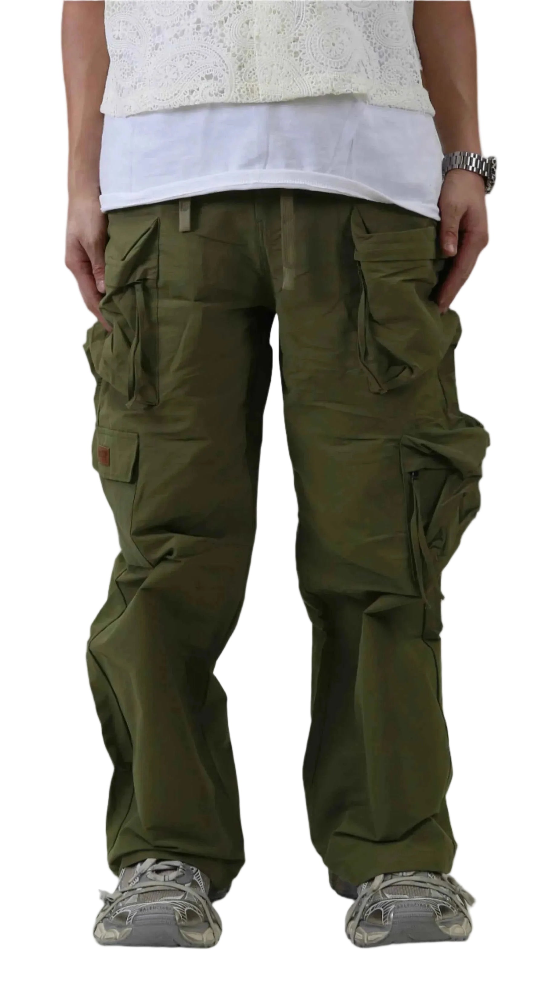 TEEK - VONT FINE TWILL NYLON BAGGY FIT CARGO PANTS PANTS TEEK LTK