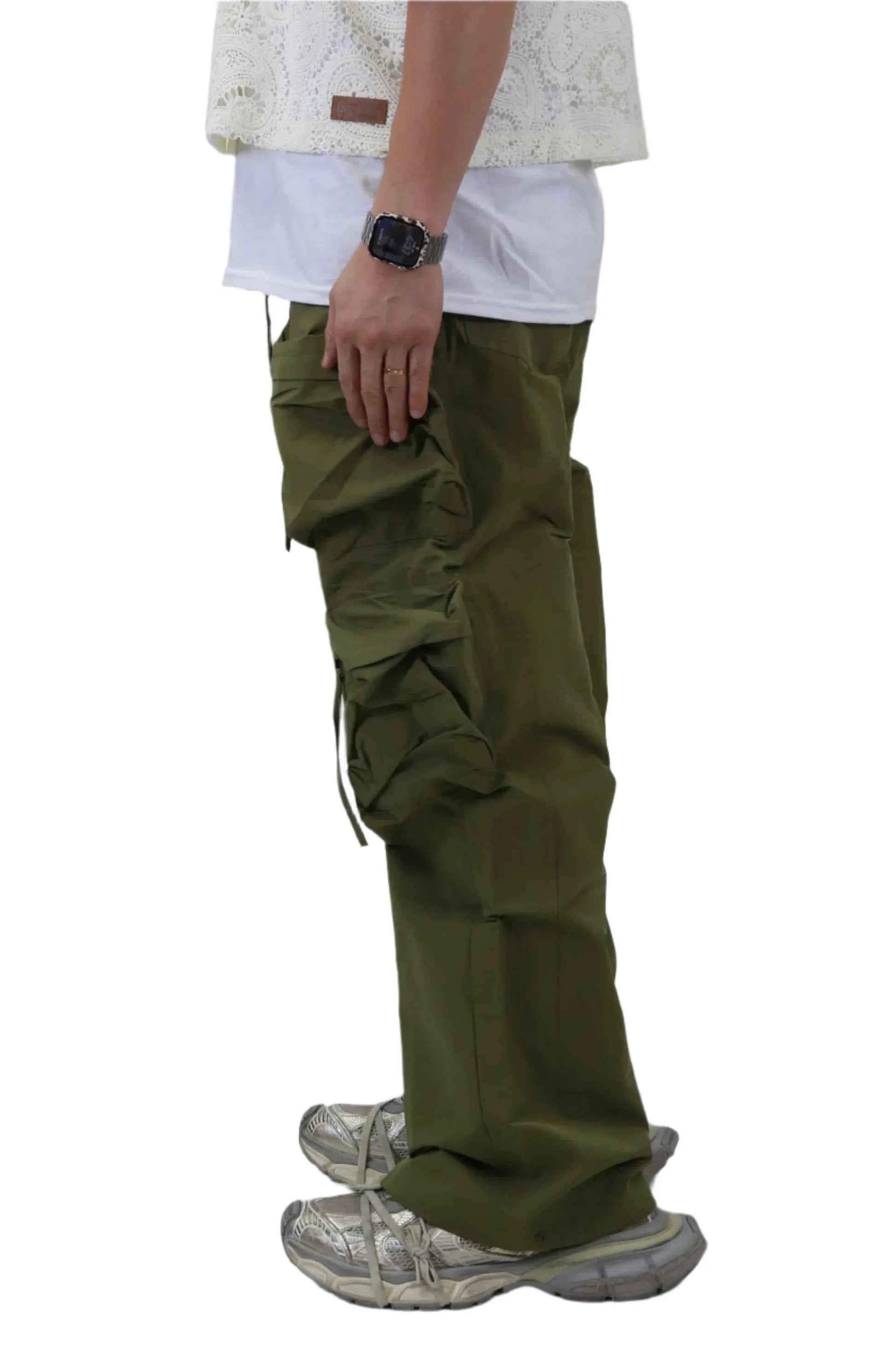 TEEK - VONT FINE TWILL NYLON BAGGY FIT CARGO PANTS PANTS TEEK LTK