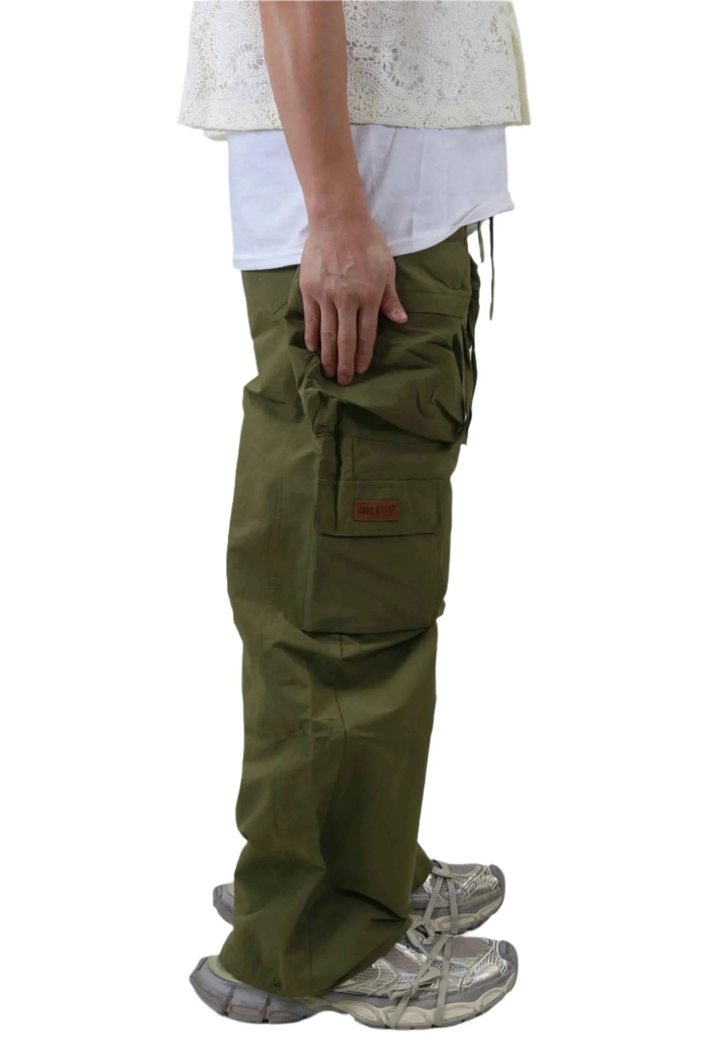 TEEK - VONT FINE TWILL NYLON BAGGY FIT CARGO PANTS PANTS TEEK LTK