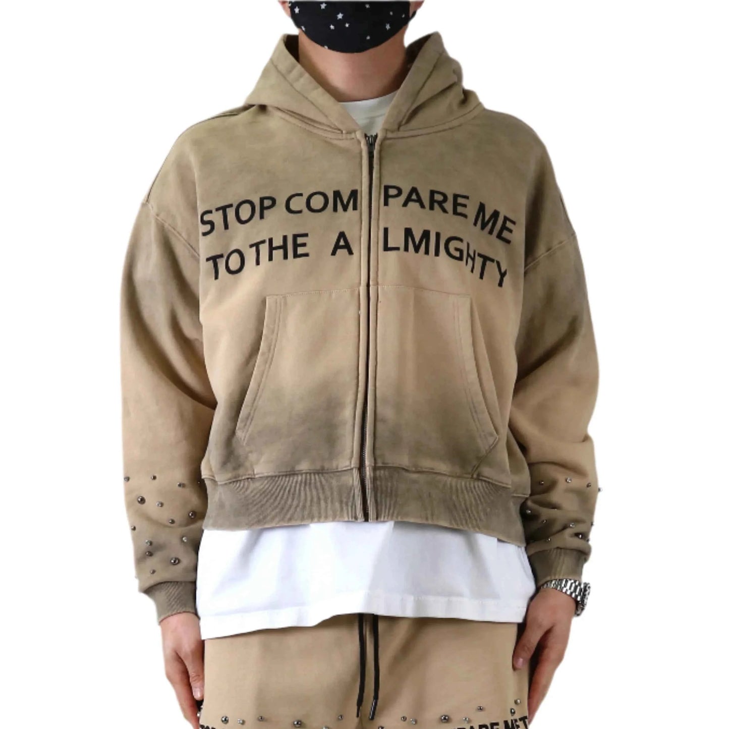 TEEK - ERIN French Terry Long Sleeve Crop Top Full Zip Hoodie JACKET TEEK LTK S