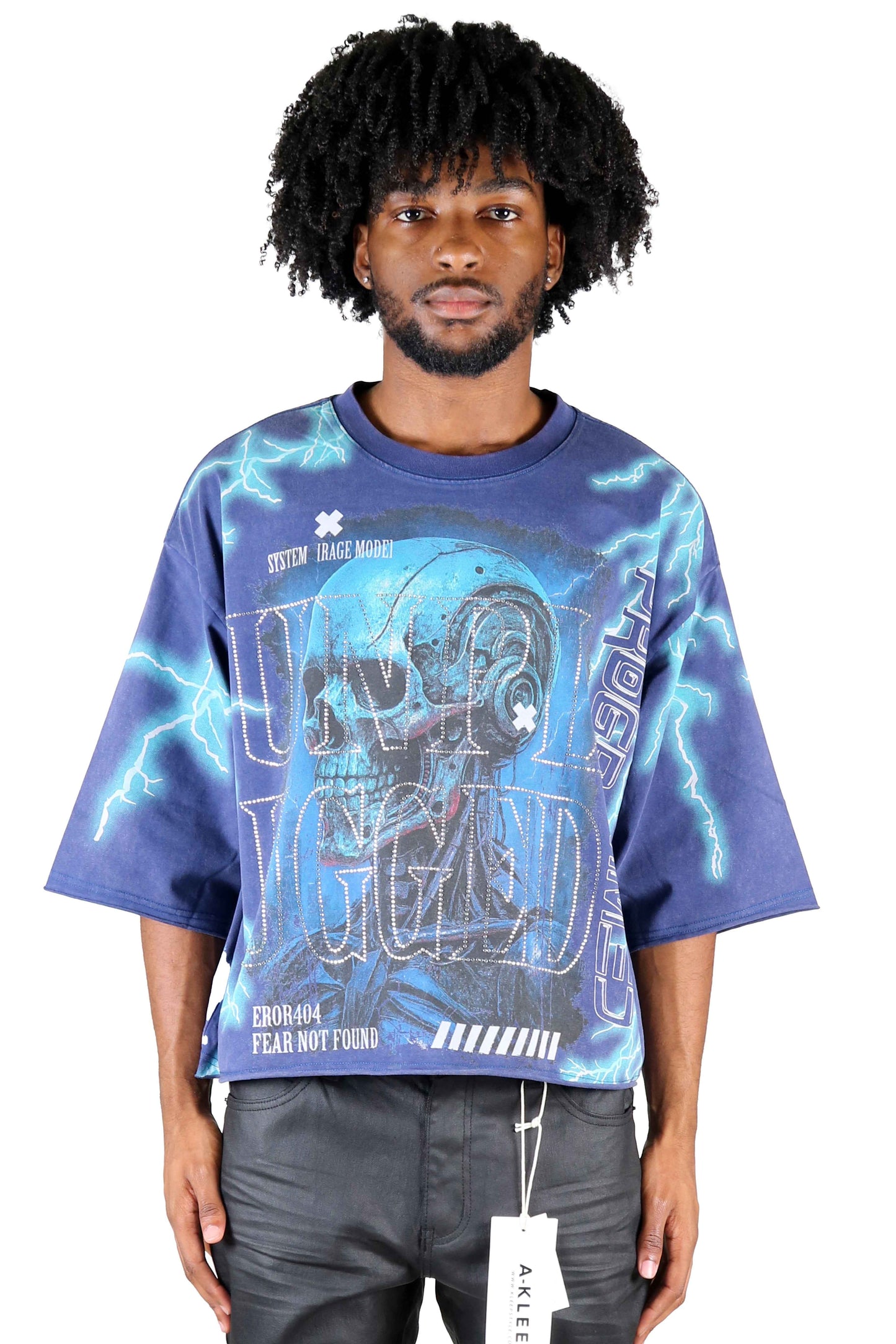 BASALT S/N Jersey 3/4 Sleeve Crop Top Tee Men's Tee Love to Kleep