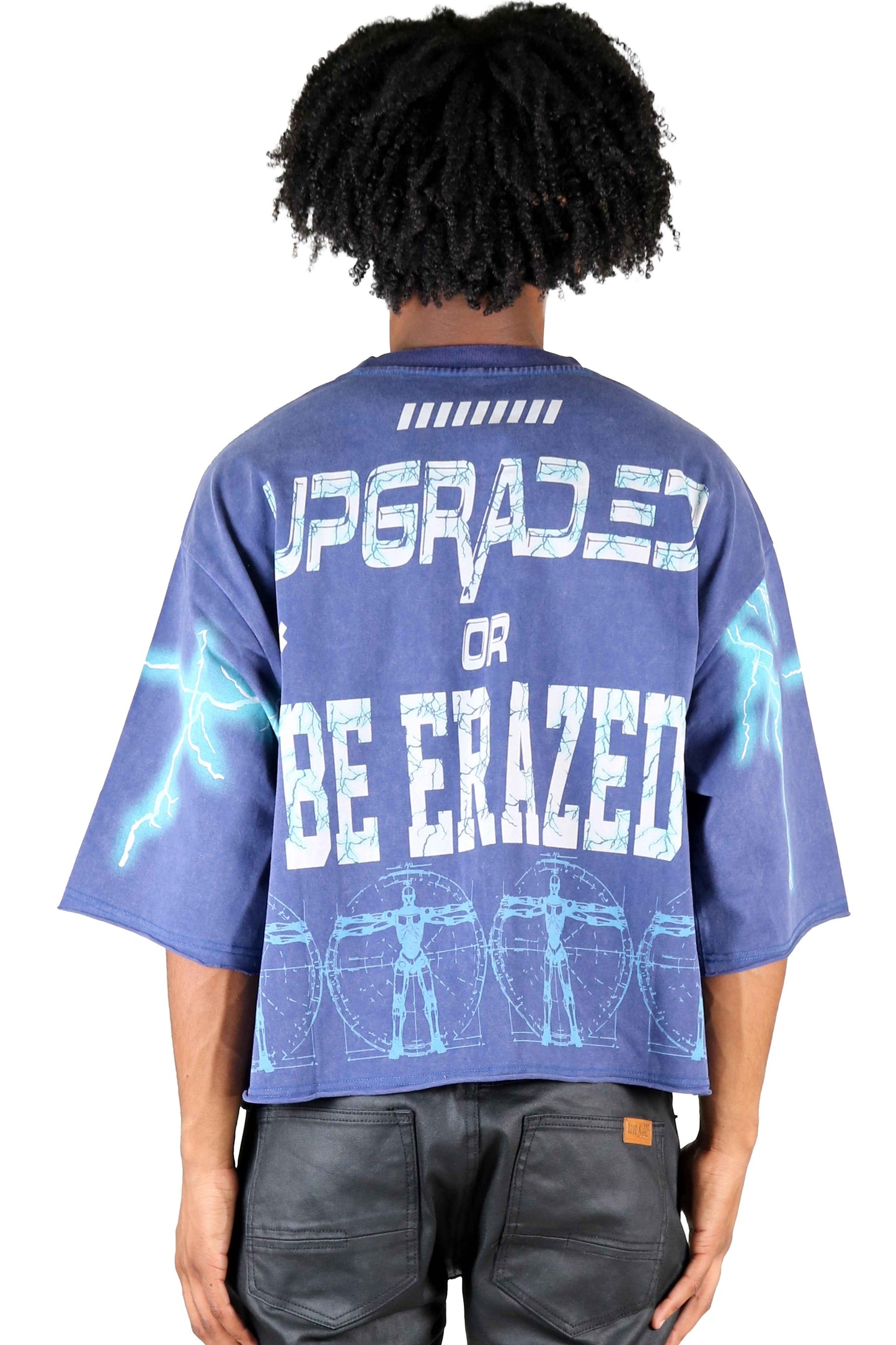 BASALT S/N Jersey 3/4 Sleeve Crop Top Tee Men's Tee Love to Kleep