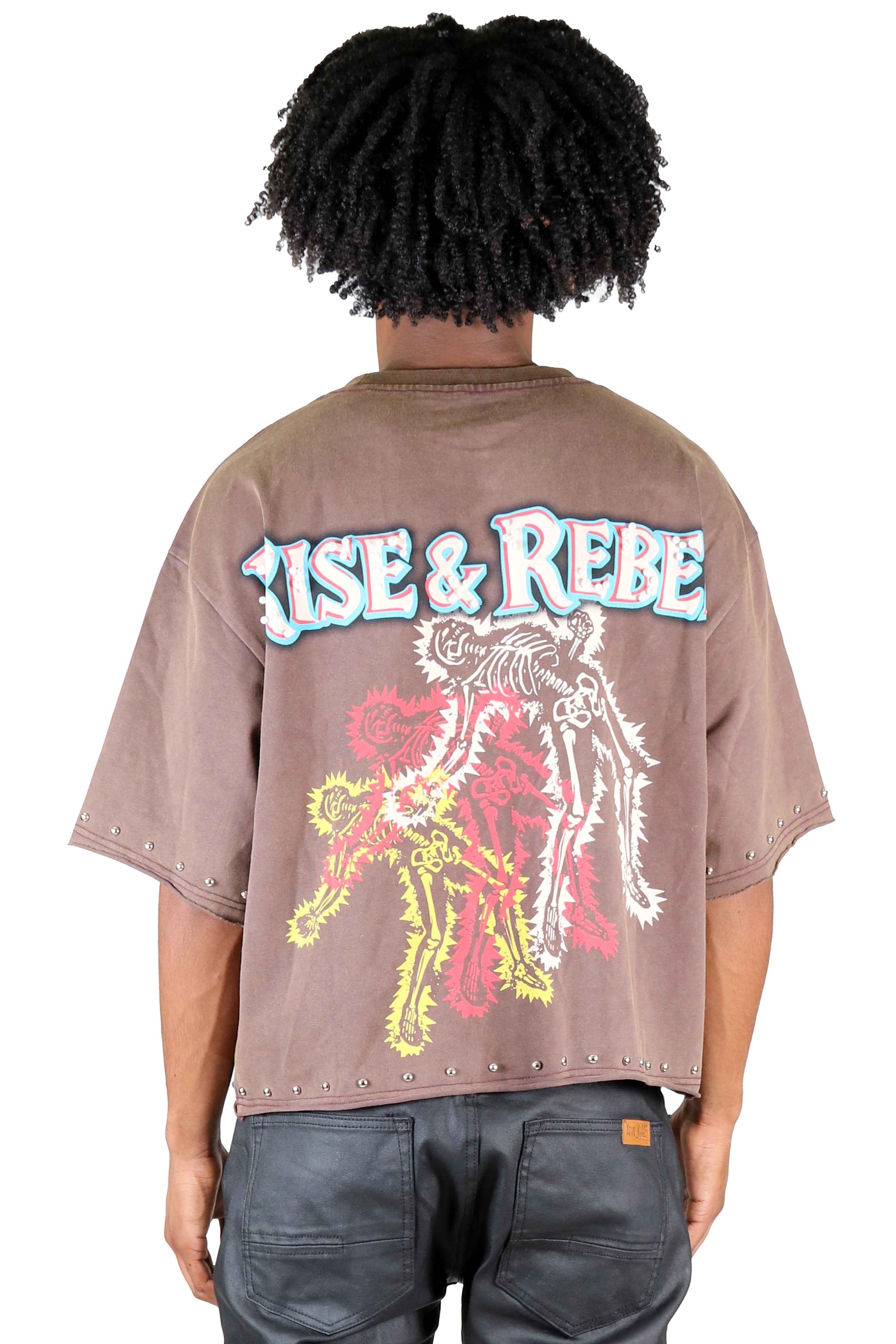 TEEK - CENSIUS S/N Jersey 3/4 Sleeve Crop Top Tee TOPS TEEK LTK