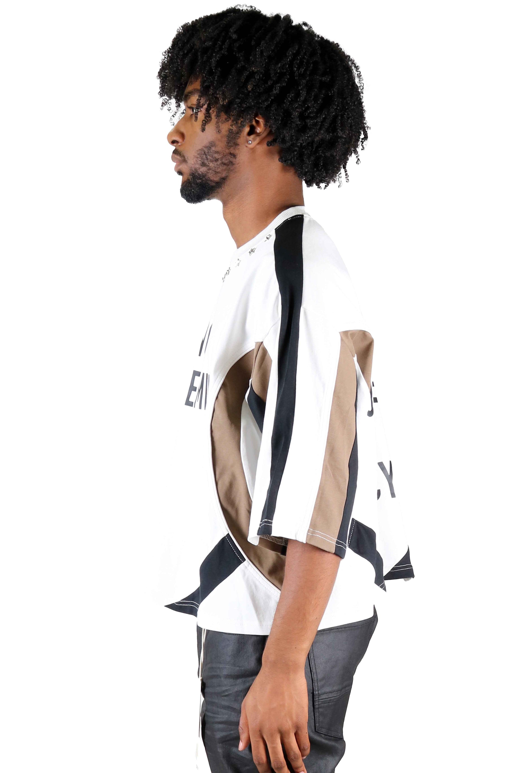 TEEK - ATYPICAL S/N Jersey 3/4 Sleeve Crop Top Tee TOPS TEEK LTK