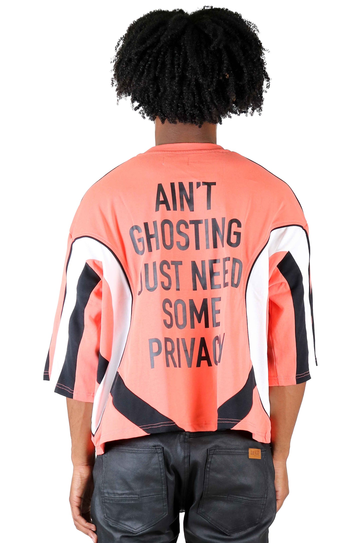 TEEK - ECLIPSE S/N Jersey 3/4 Sleeve Crop Top Tee TOPS TEEK LTK