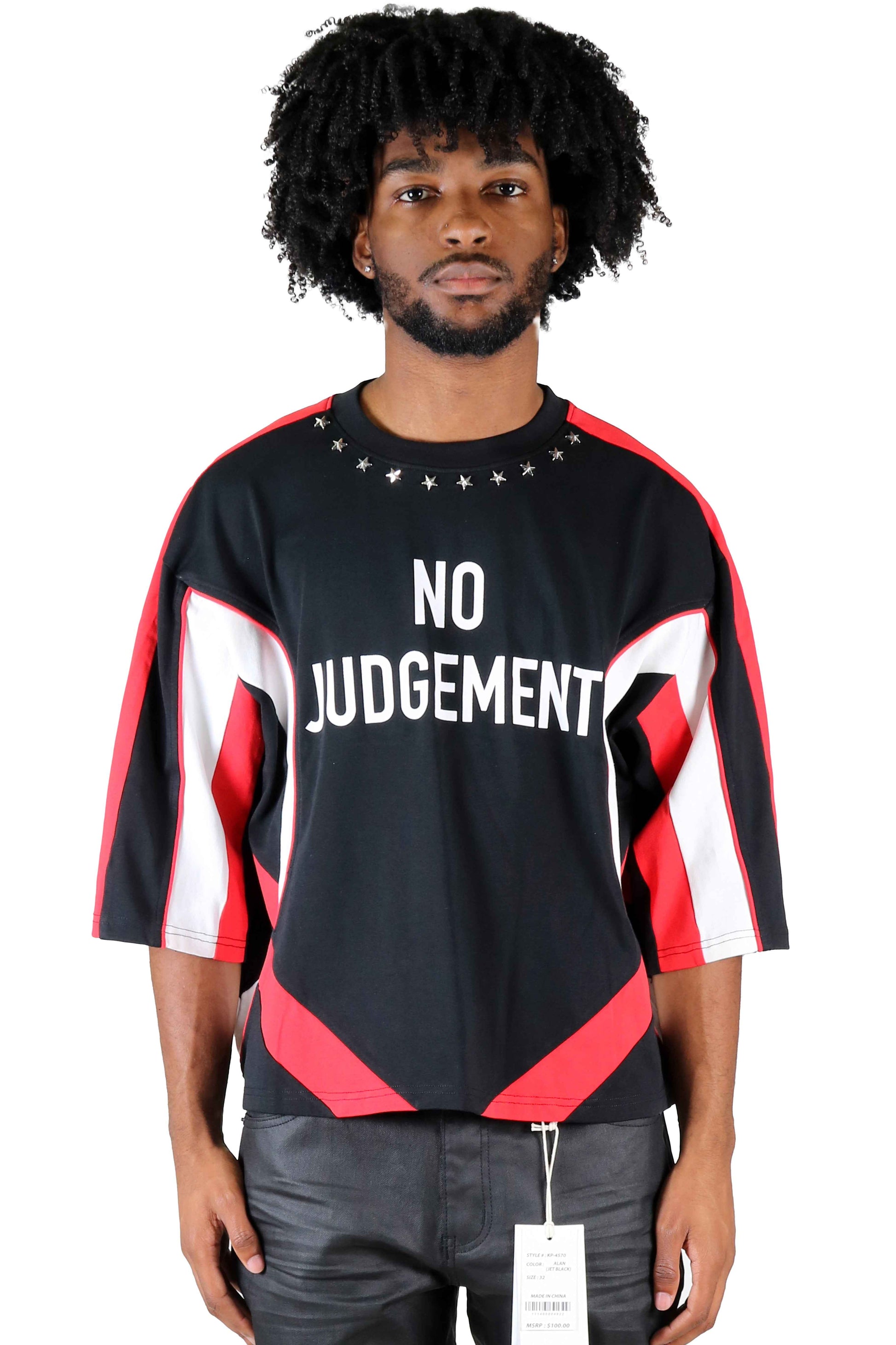 TEEK - LARITA S/N Jersey 3/4 Sleeve Crop Top Tee TOPS TEEK LTK S