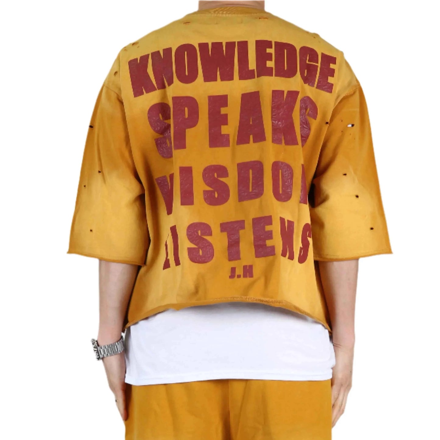 TEEK - PECU S/N Jersey 3/4 Sleeve Crop Top Tee TOPS TEEK LTK