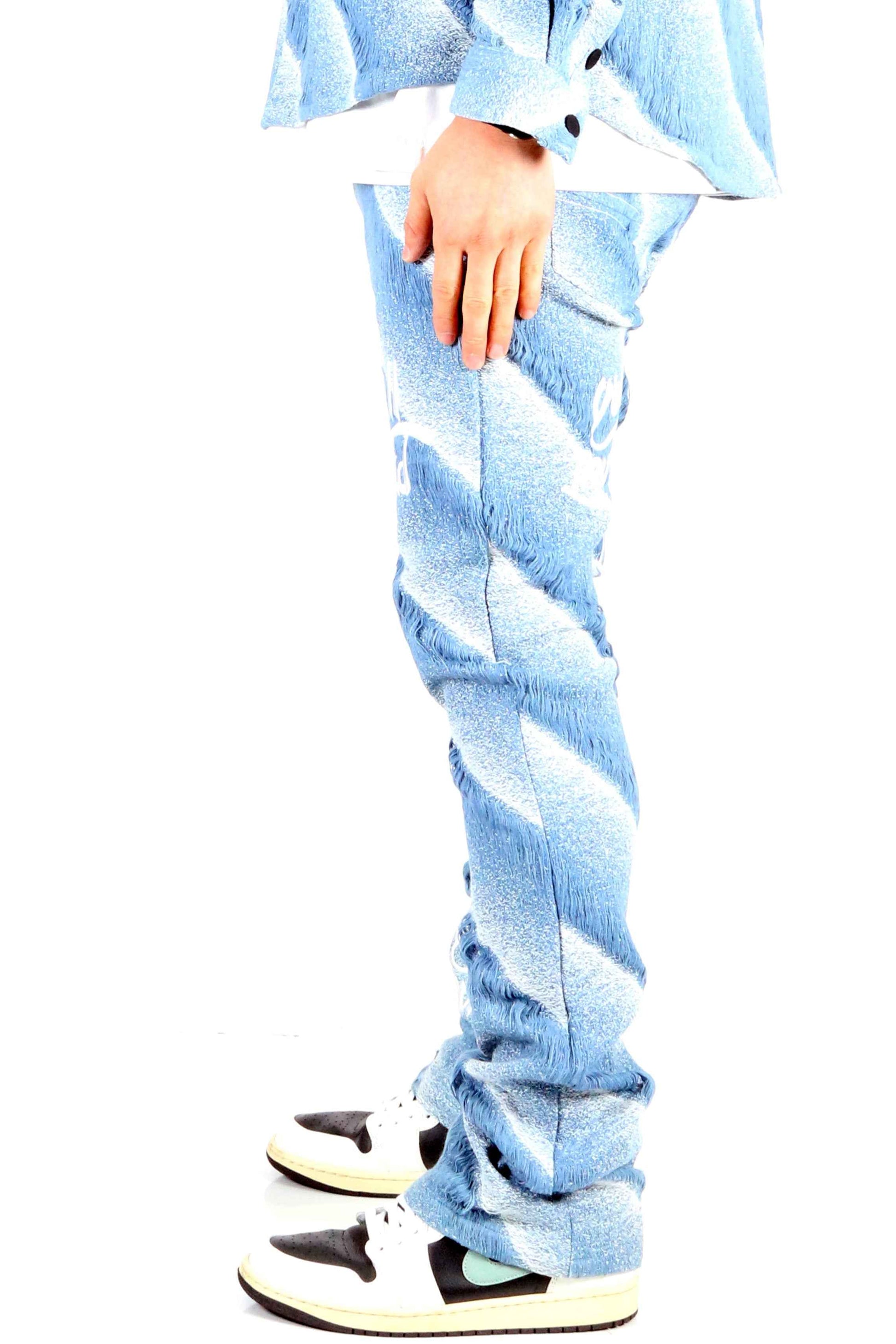 DUSTY Men's premium jacquard pattern slim fit denim pant. Men's Pants Love to Kleep