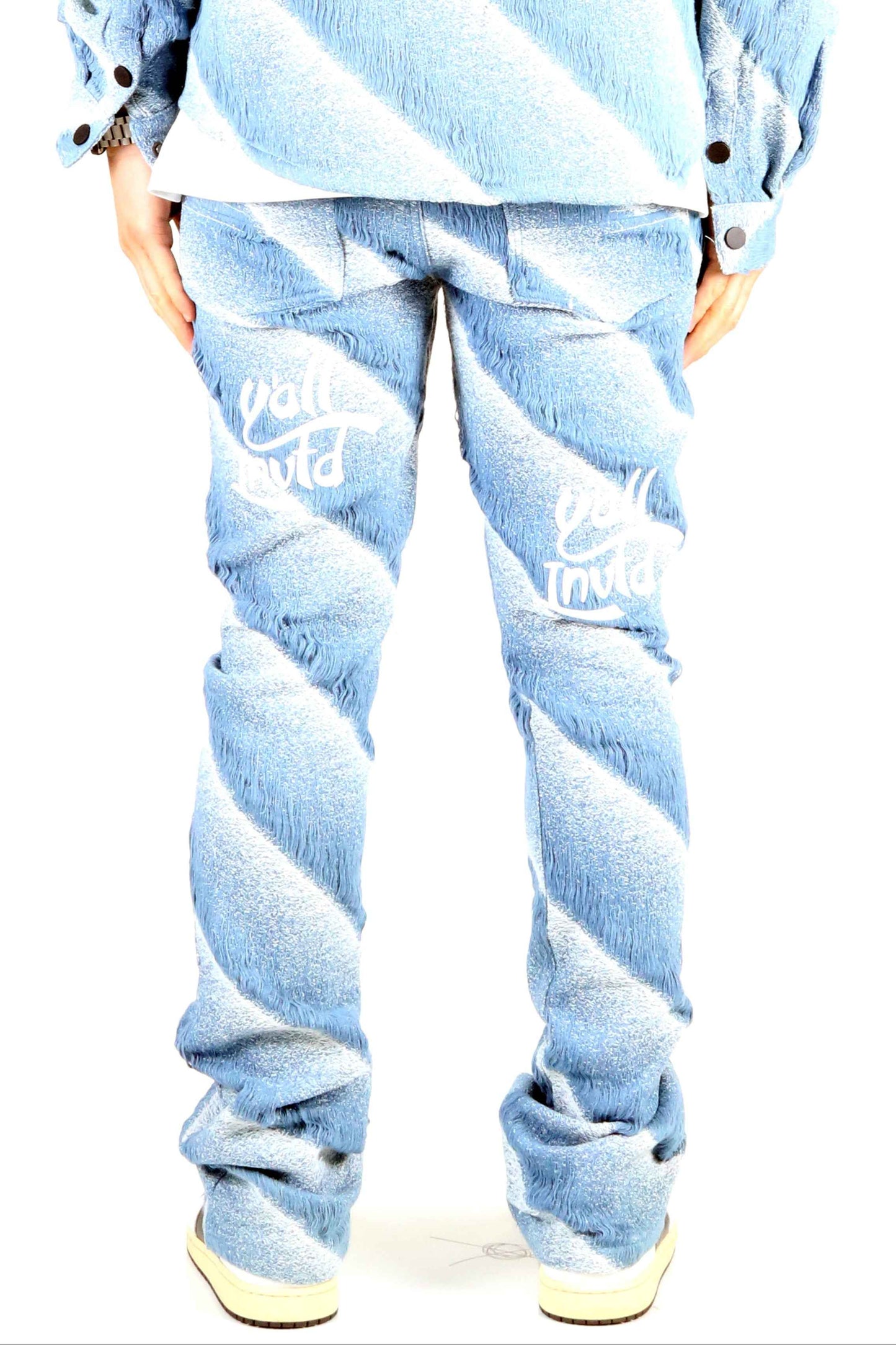 DUSTY Men's premium jacquard pattern slim fit denim pant. Men's Pants Love to Kleep