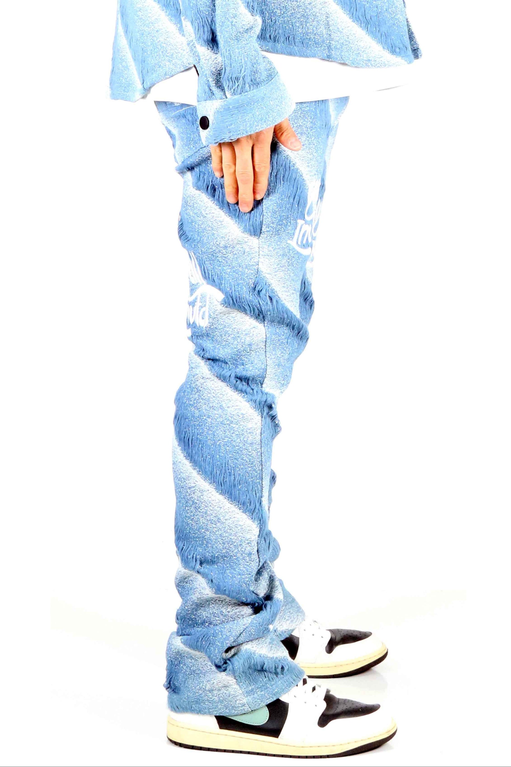 DUSTY Men's premium jacquard pattern slim fit denim pant. Men's Pants Love to Kleep
