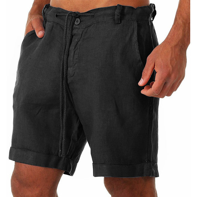 TEEK - Mens Drawstring Casual Shorts SHORTS TEEK K Black S 