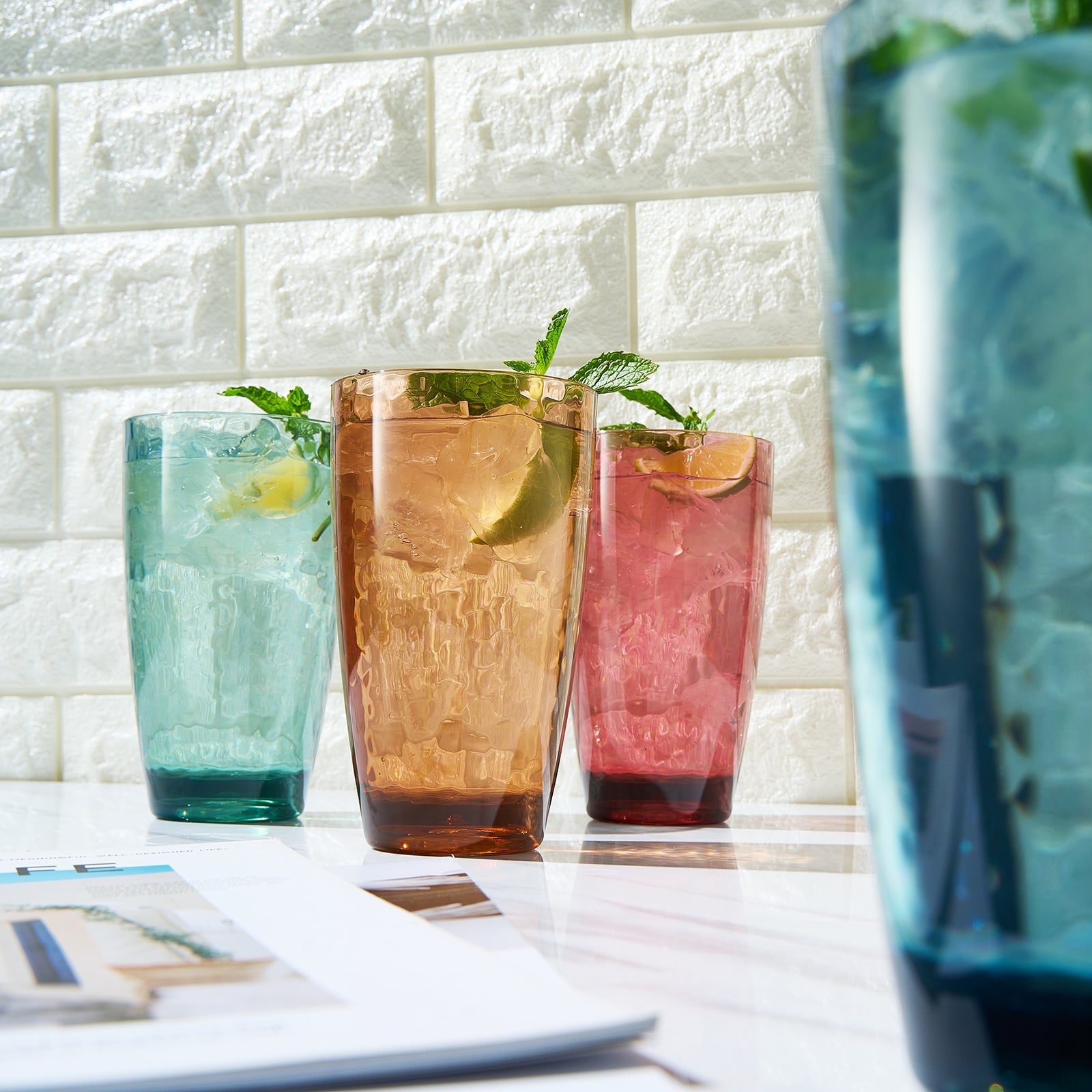 TEEK - Eze Acrylic Highball Glassware Set HOME DECOR TEEK KS