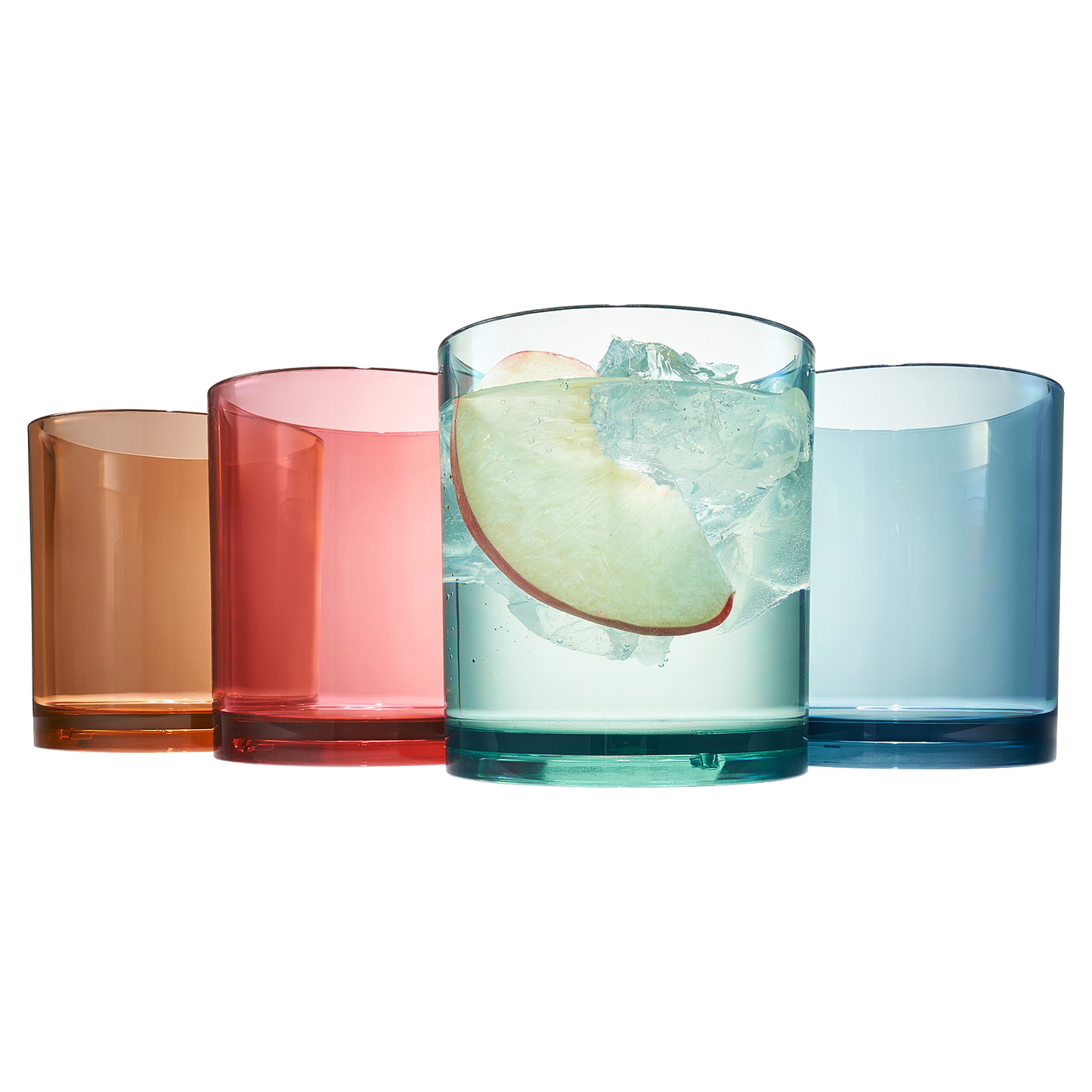 TEEK - Eze Acrylic Lowball Whiskey Glassware Set HOME DECOR TEEK KS