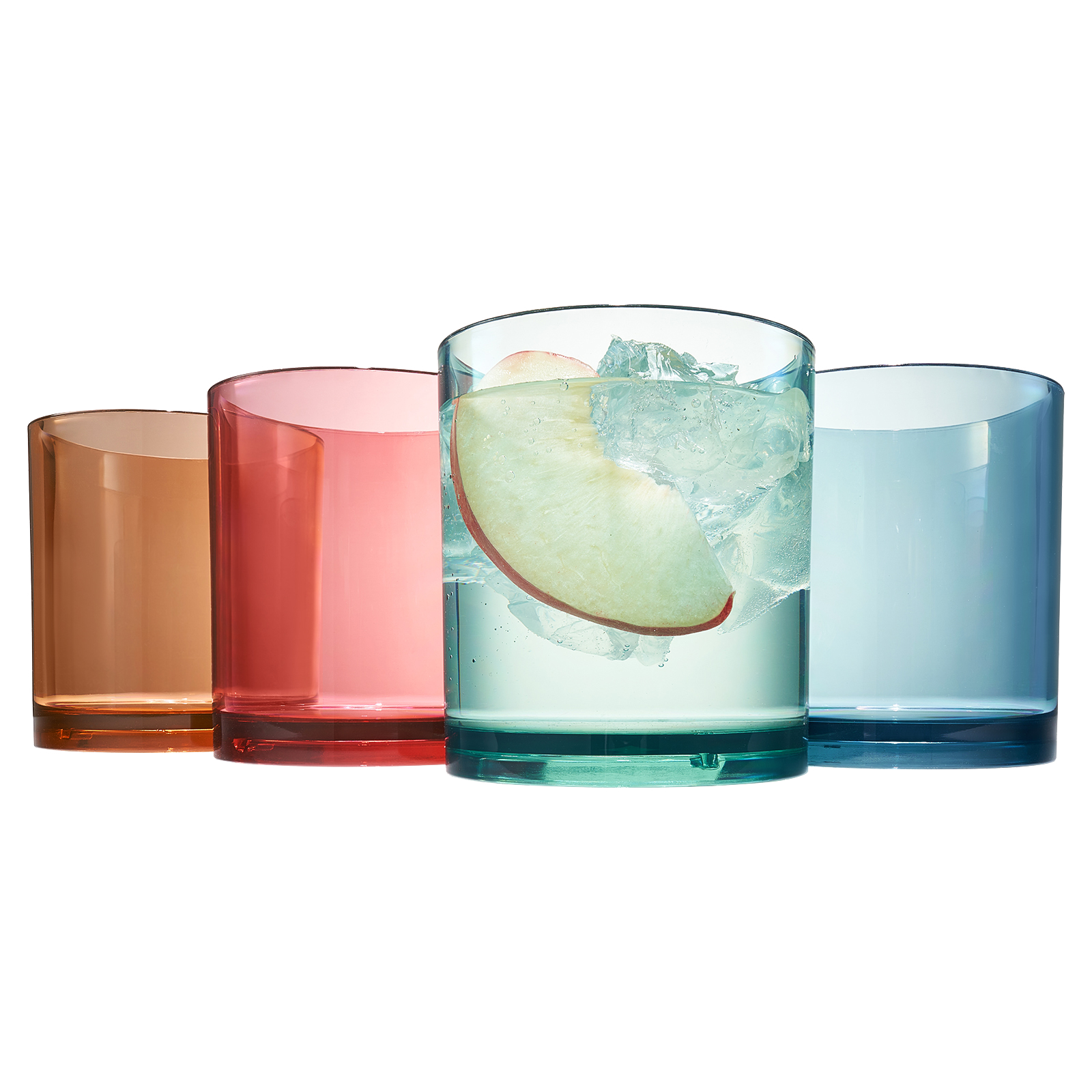 TEEK - Eze Acrylic Lowball Whiskey Glassware Set HOME DECOR TEEK KS