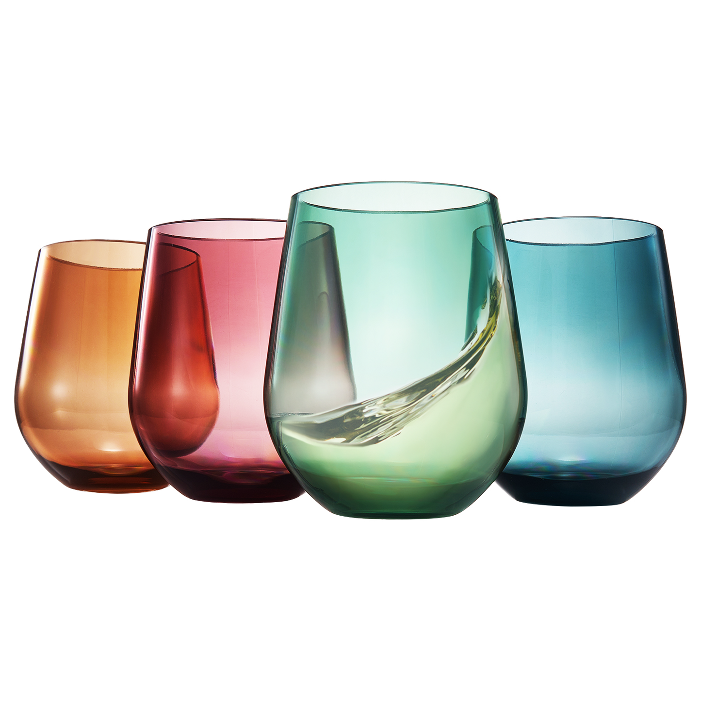 TEEK - Eze Acrylic Stemless Wine Glassware Set HOME DECOR TEEK KS