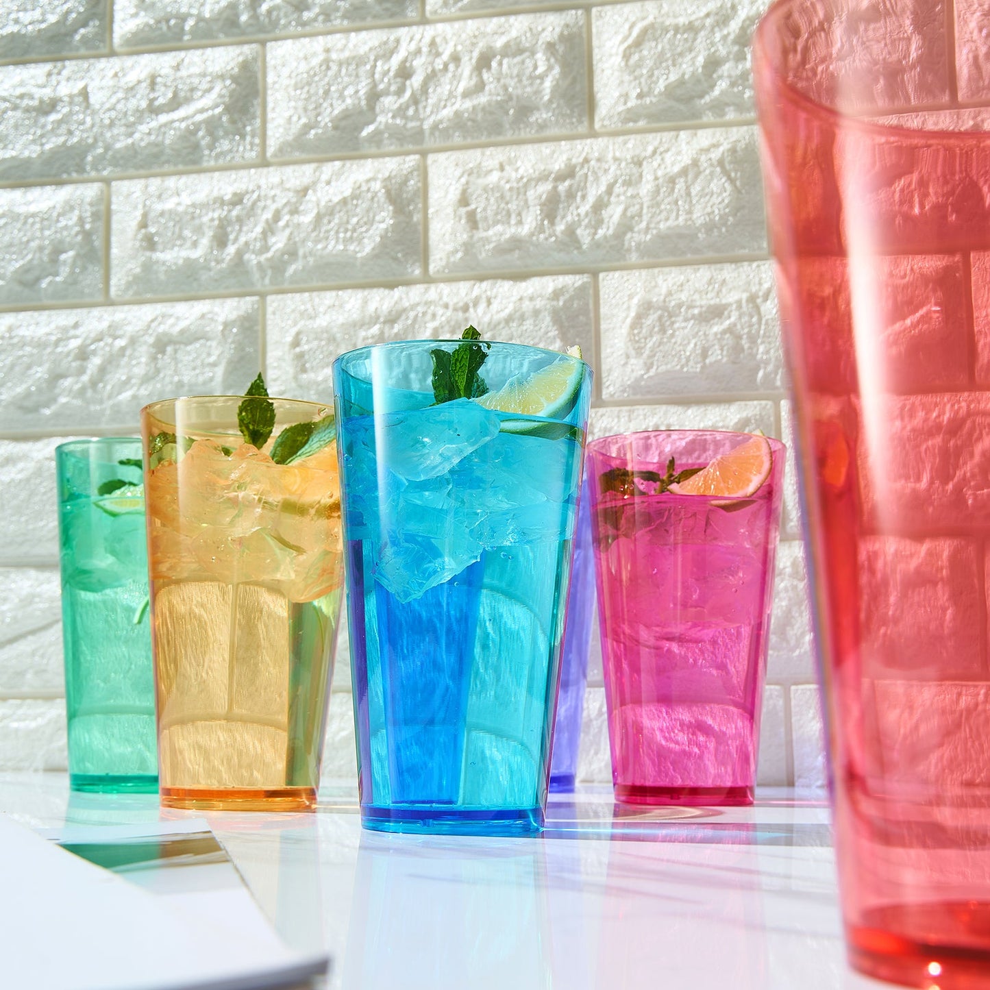 TEEK - Madrid Acrylic Highball Glassware Set of 6 HOME DECOR TEEK KS