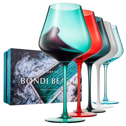 TEEK - Stagioni Stemmed Wine Glassware Bondi Beach Set HOME DECOR TEEK KS