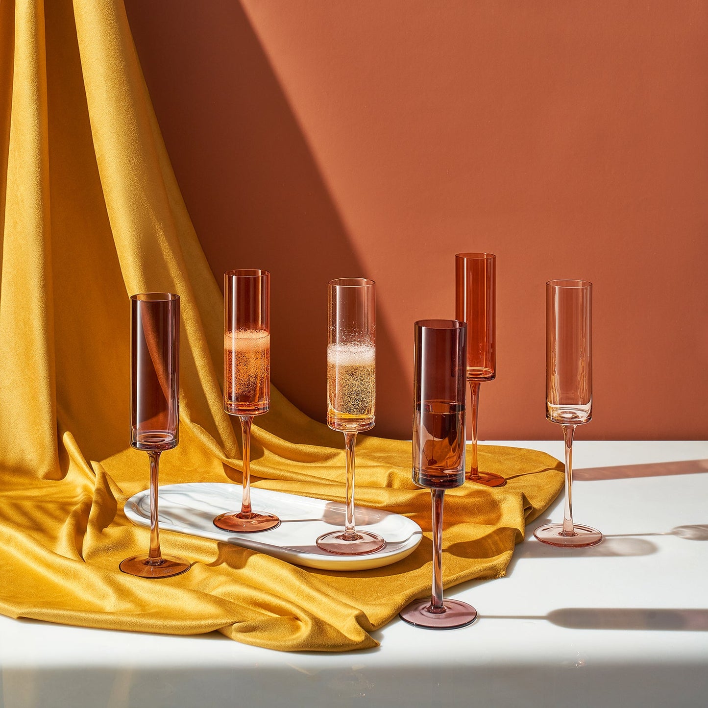 TEEK - Fortuna Champagne Flute Glassware Set HOME DECOR TEEK KS