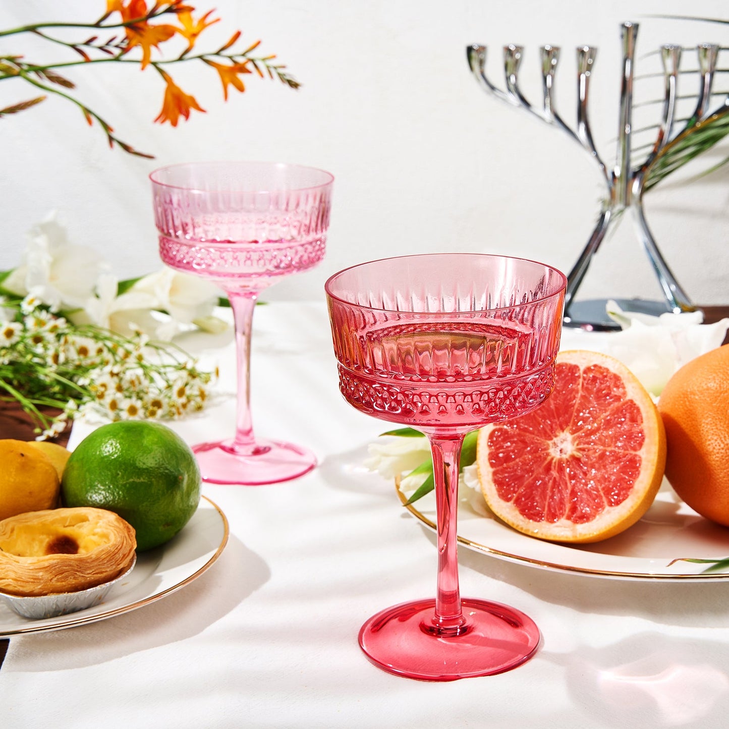 TEEK - Duomo Champagne Coupe Cocktail Glassware Set HOME DECOR TEEK KS