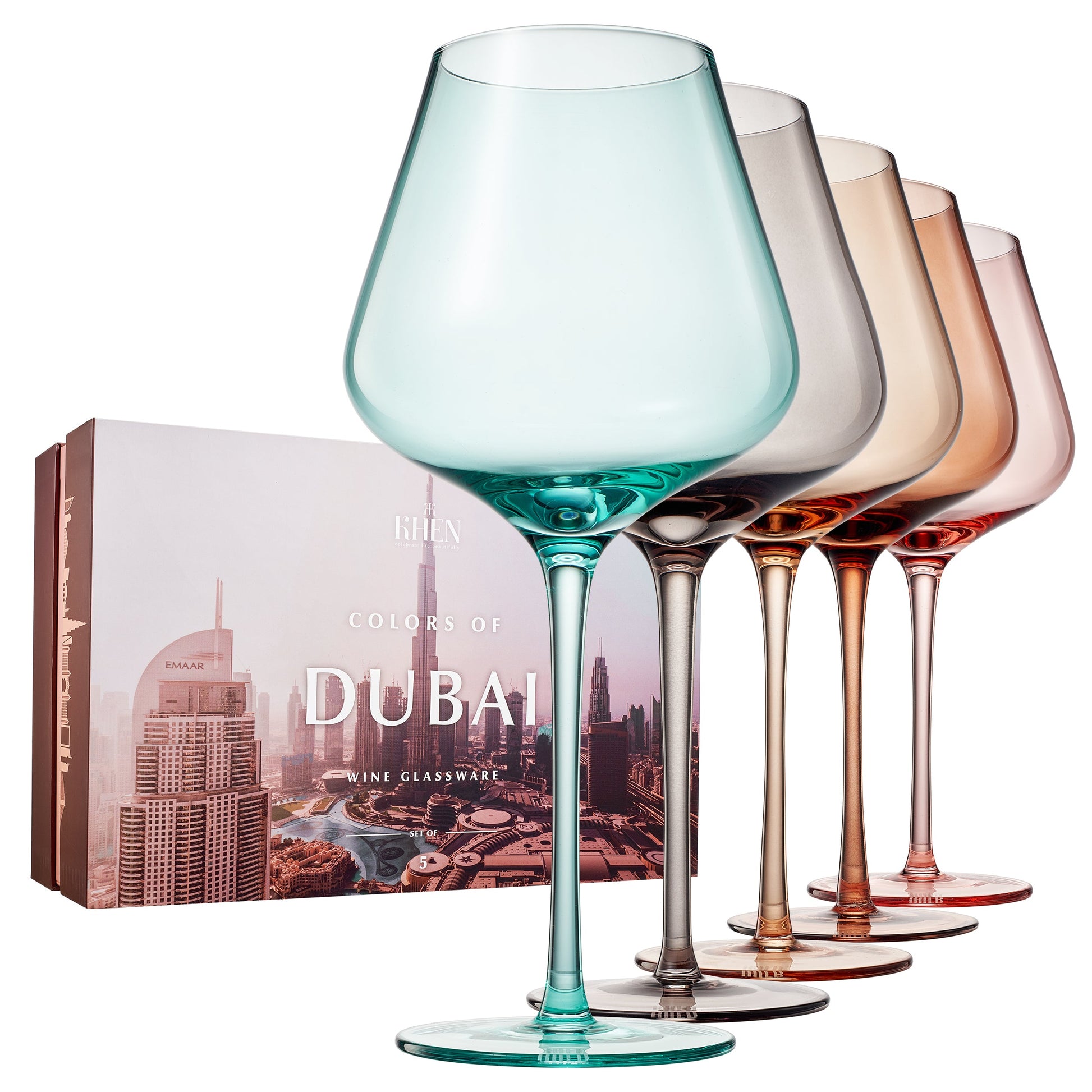 TEEK - Stagioni Stemmed Wine Glassware Dubai Set HOME DECOR TEEK KS