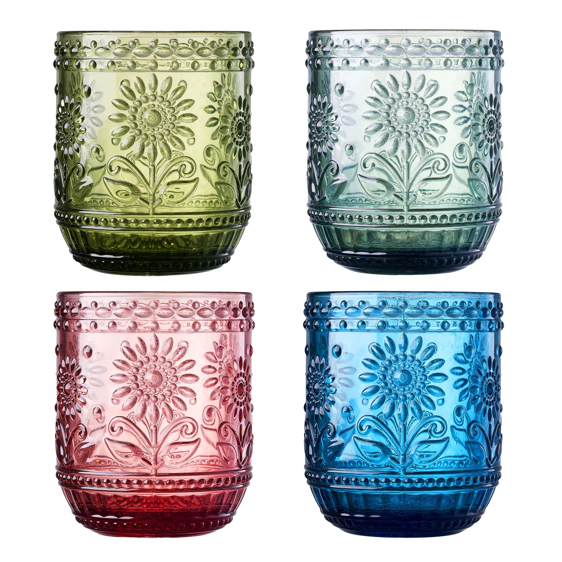 TEEK - Monet Lowball Tumbler Glassware Set HOME DECOR TEEK KS