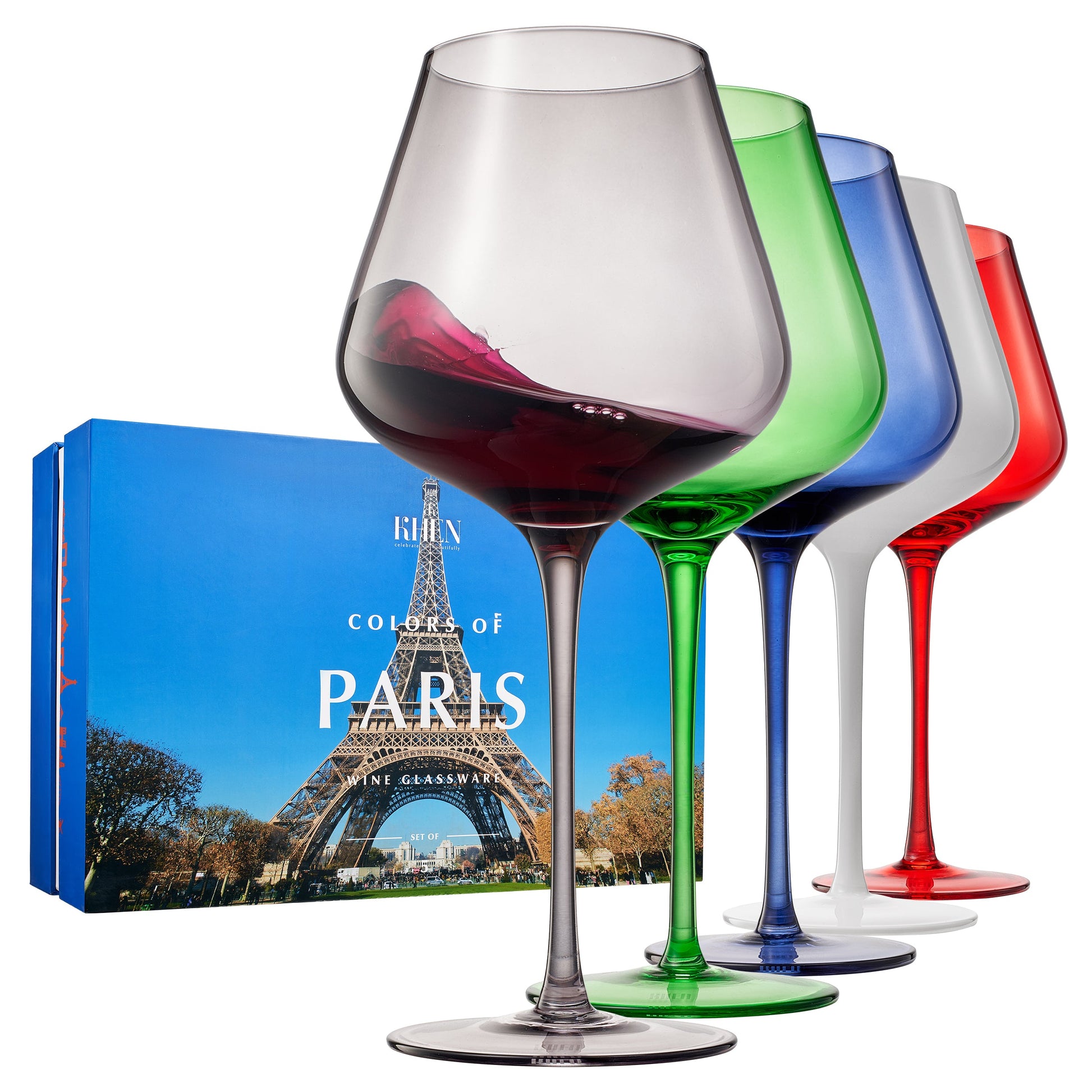 TEEK - Stagioni Stemmed Wine Glassware Paris Set HOME DECOR TEEK KS