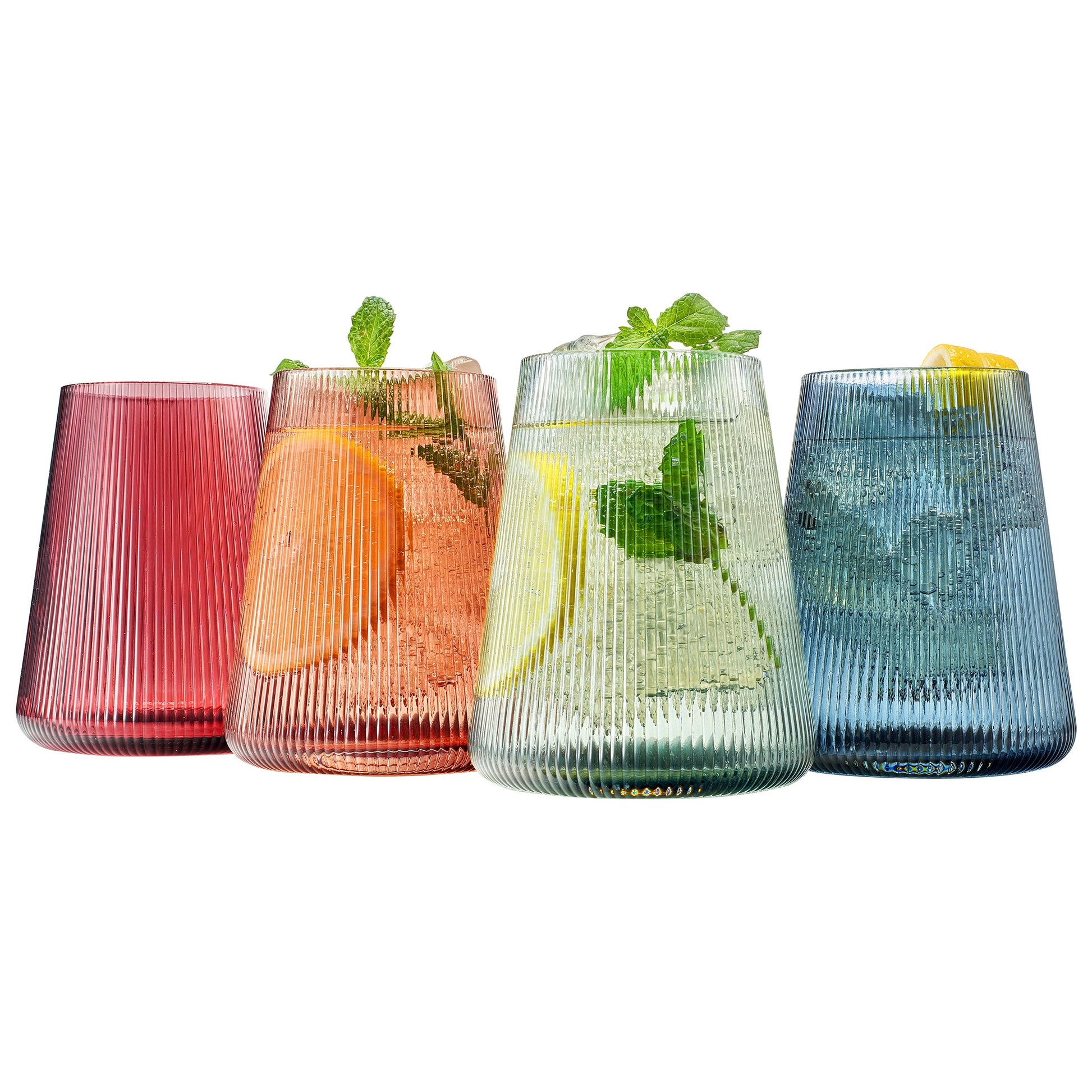 TEEK - Tonal Stemless Wine Glassware Set HOME DECOR TEEK KS