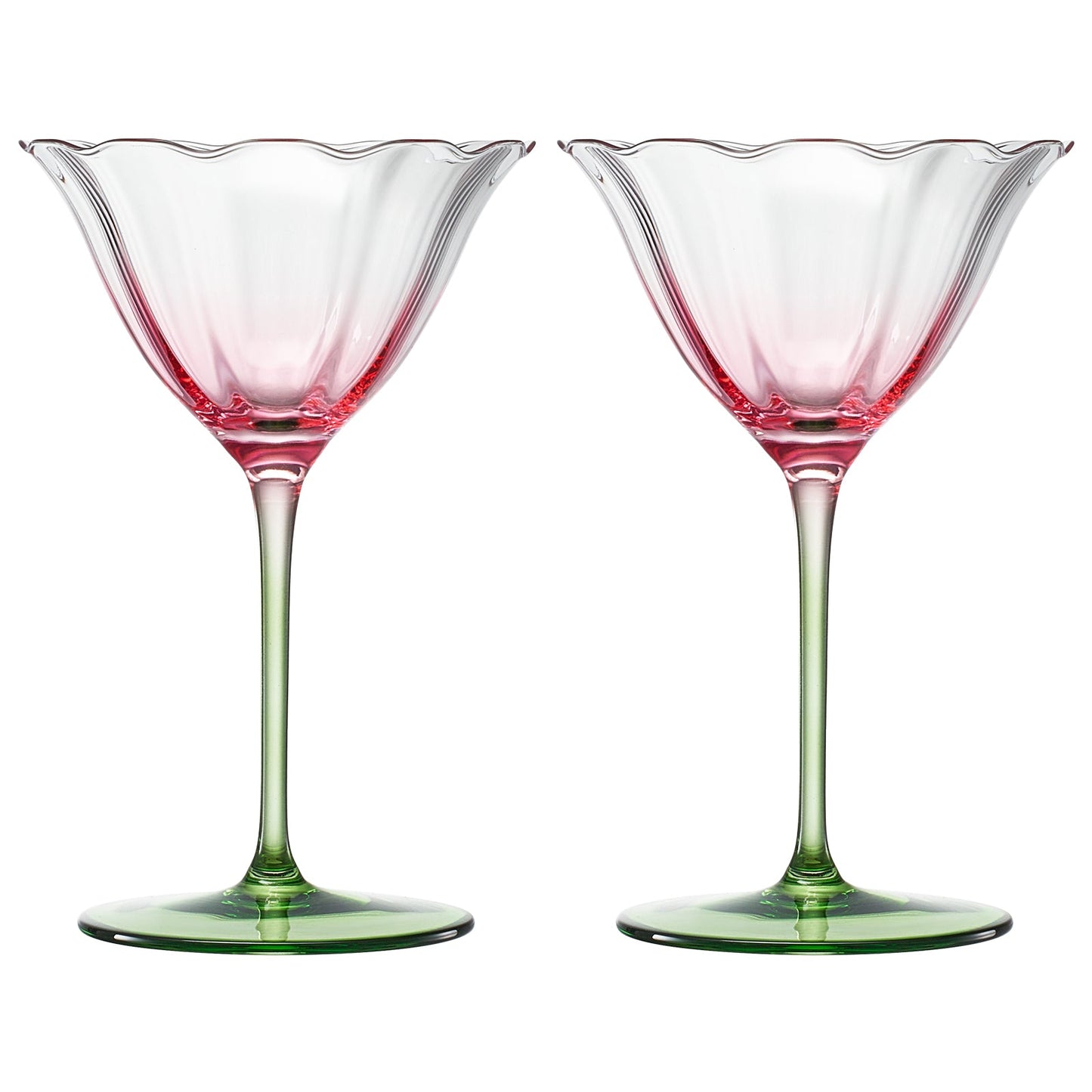 TEEK - Fiore Champagne Coupe Cocktail Glassware Set HOME DECOR TEEK KS