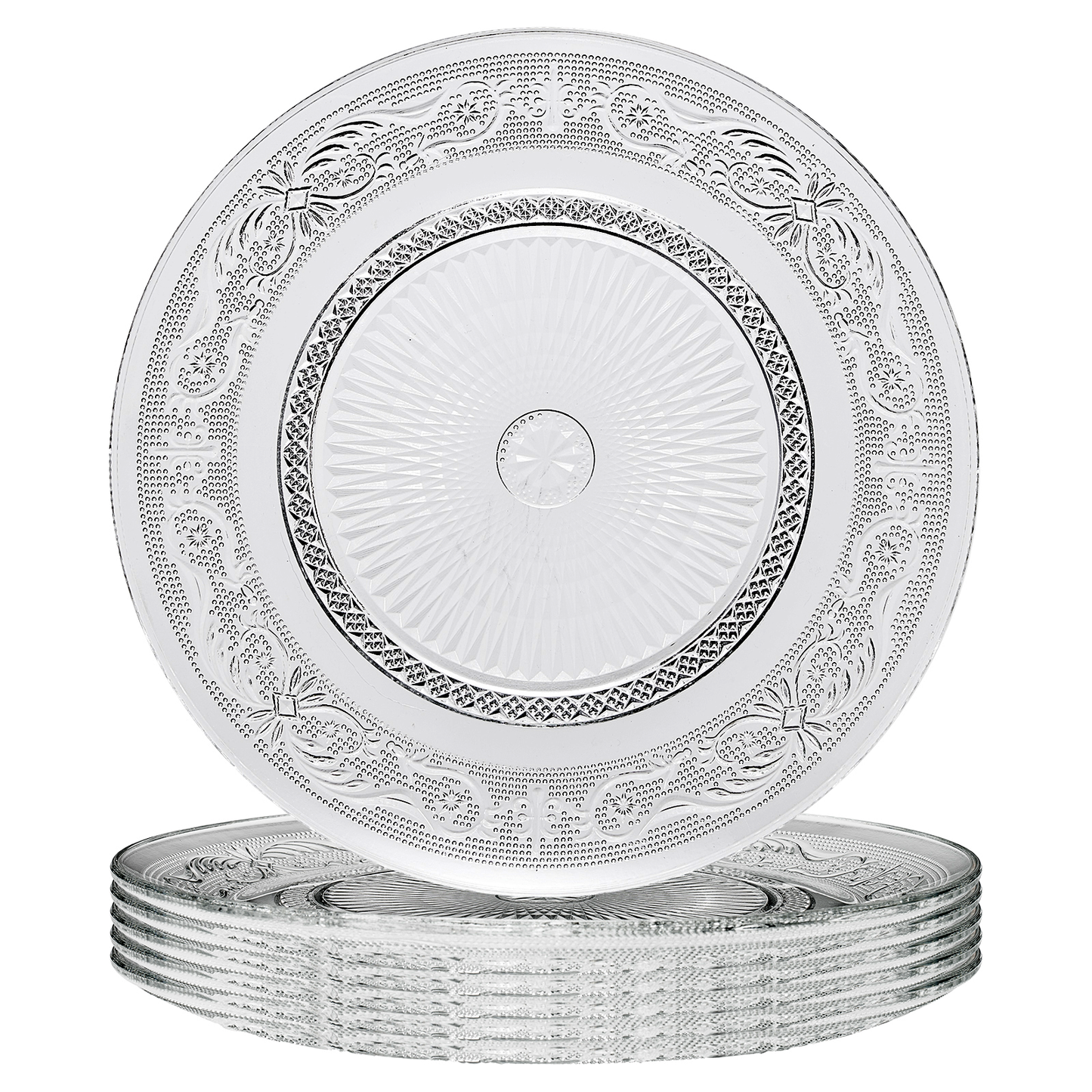 TEEK - Classica Vintage Glass Plate Set HOME DECOR TEEK KS