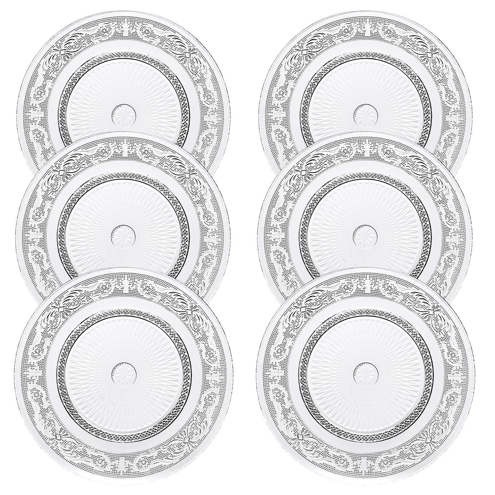 TEEK - Classica Vintage Glass Plate Set HOME DECOR TEEK KS
