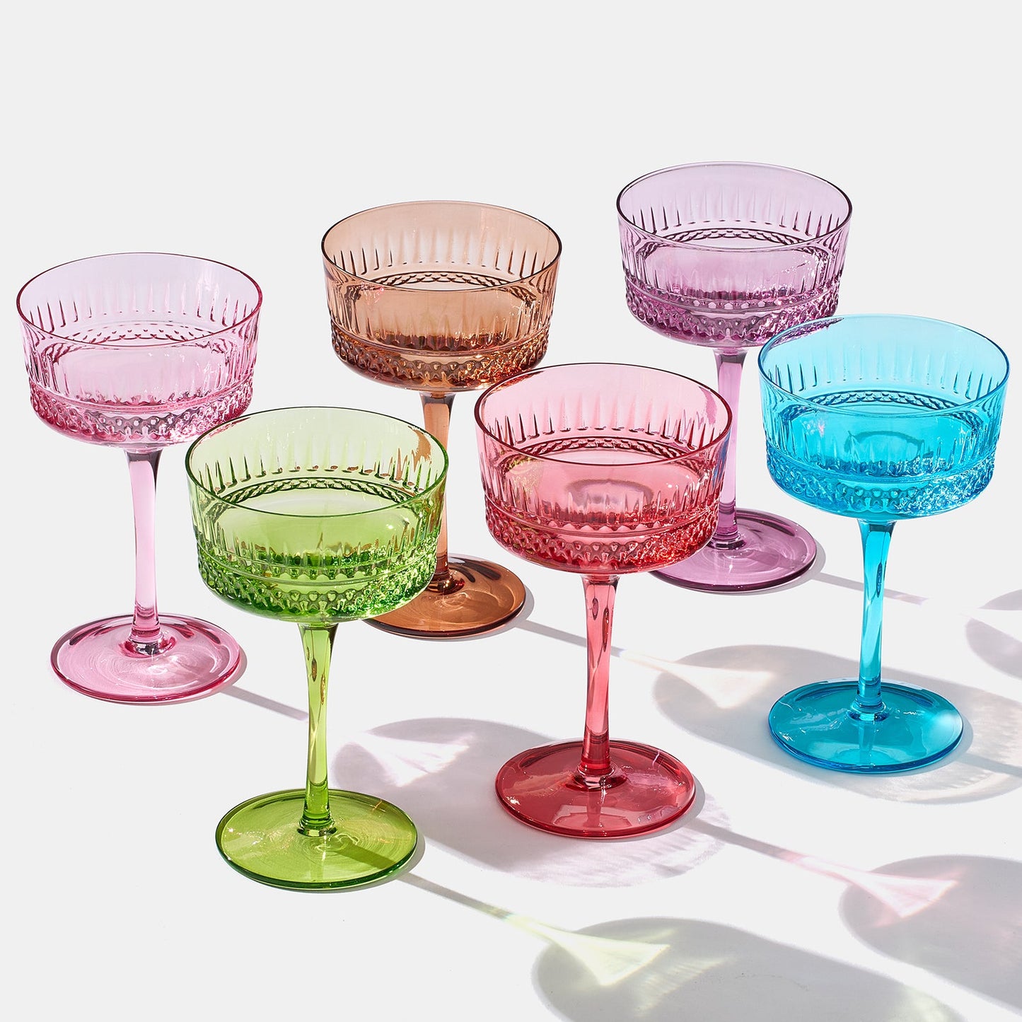 TEEK - Duomo Martini Cocktail Glassware Set HOME DECOR TEEK KS Crystal Coupe