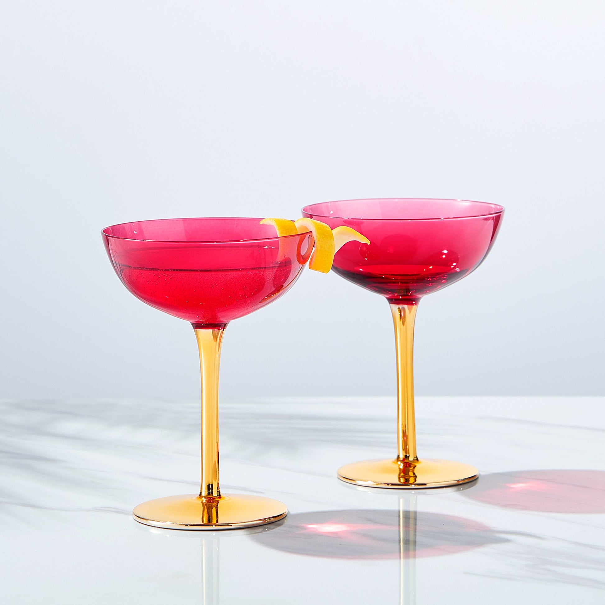 TEEK - Deco Champagne Coupe Cocktail Glassware Set HOME DECOR TEEK KS