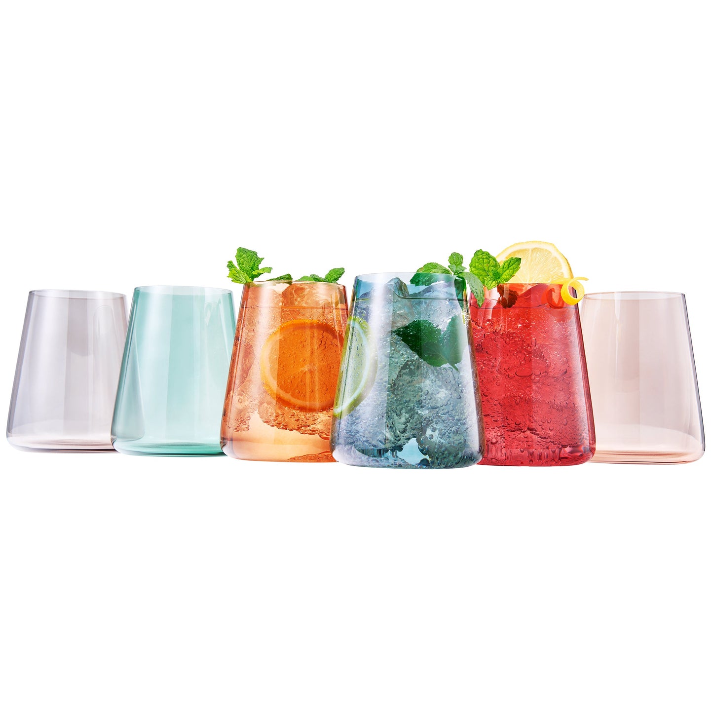 TEEK - Tonal Stemless Wine Glassware Set HOME DECOR TEEK KS