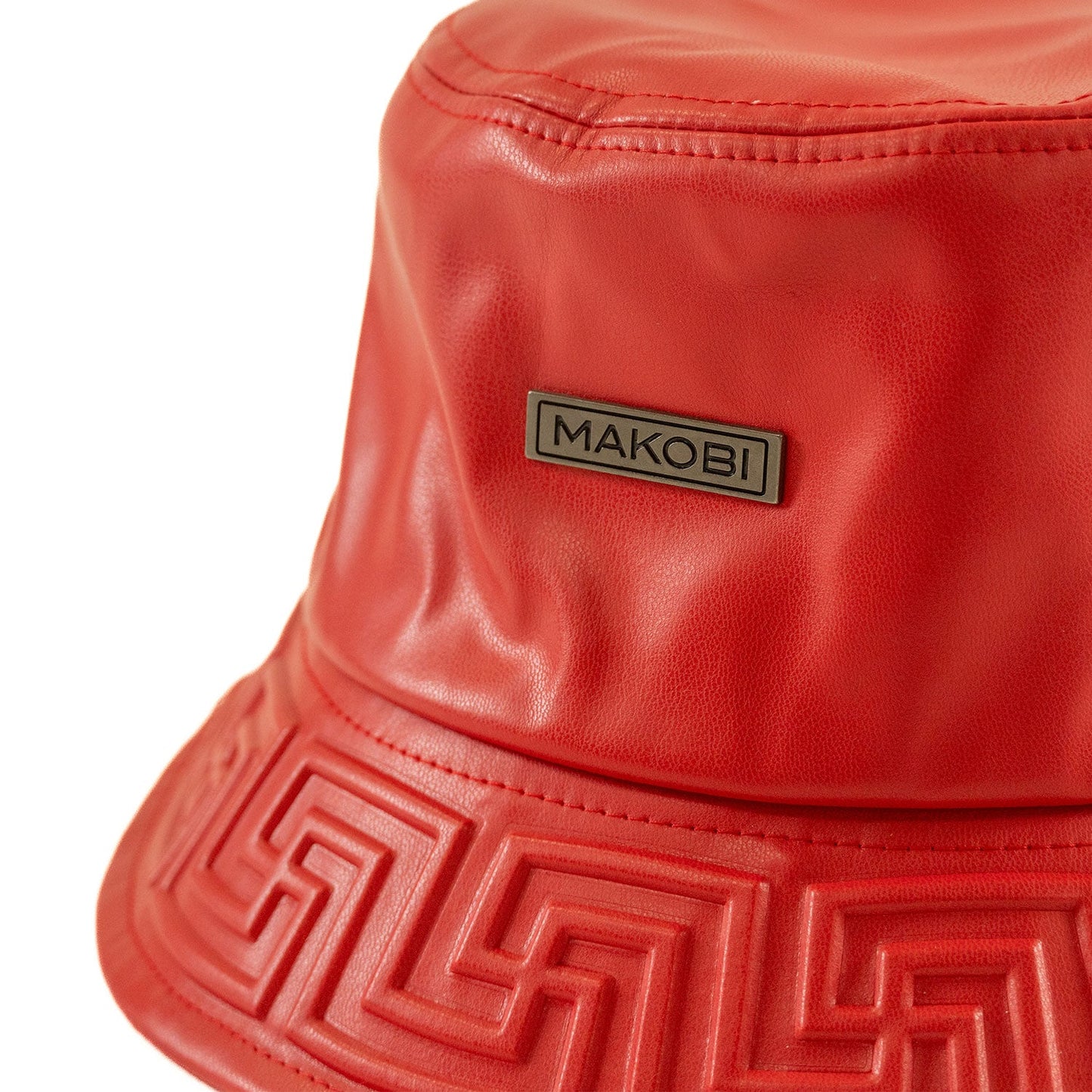 TEEK - M007 Romano Vegan L. Bucket Hat - Red HAT TEEK MJ