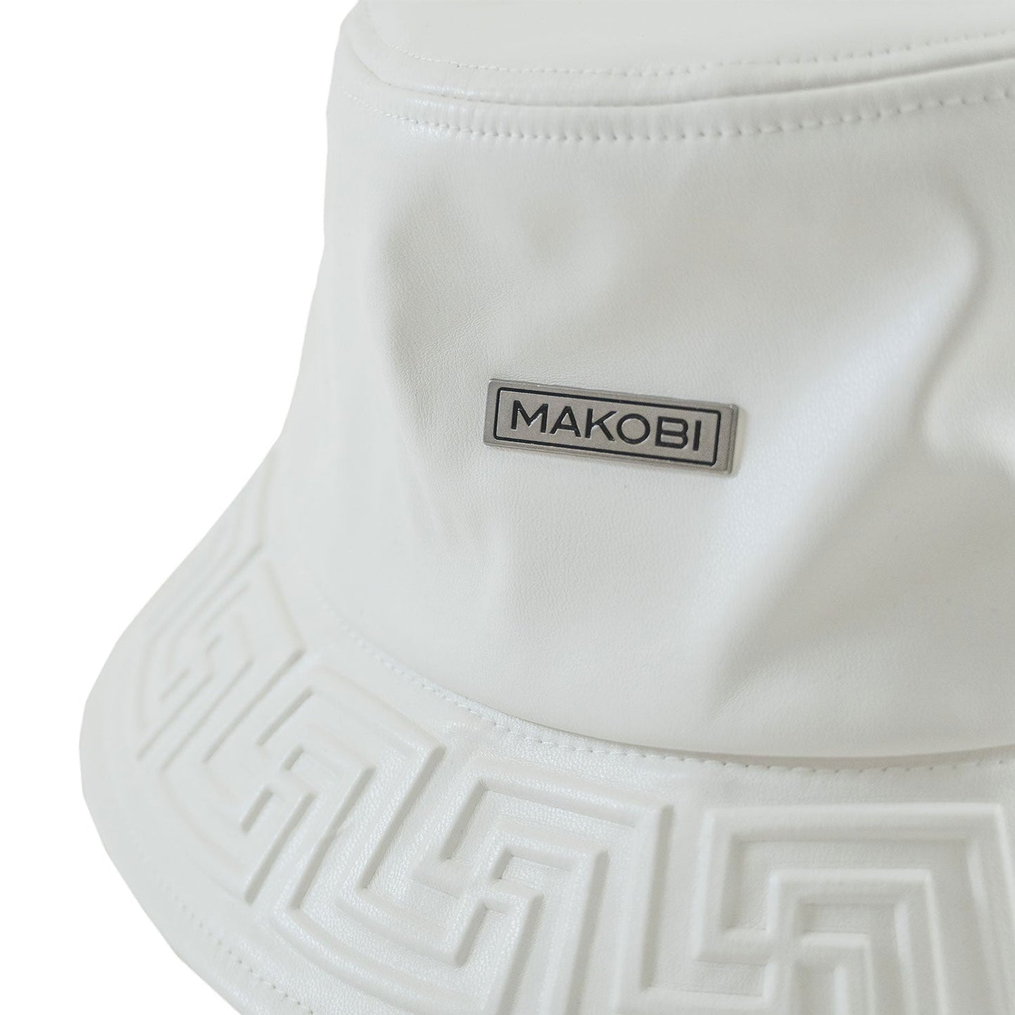 TEEK - M007 Romano Vegan L. Bucket Hat - White HAT TEEK MJ