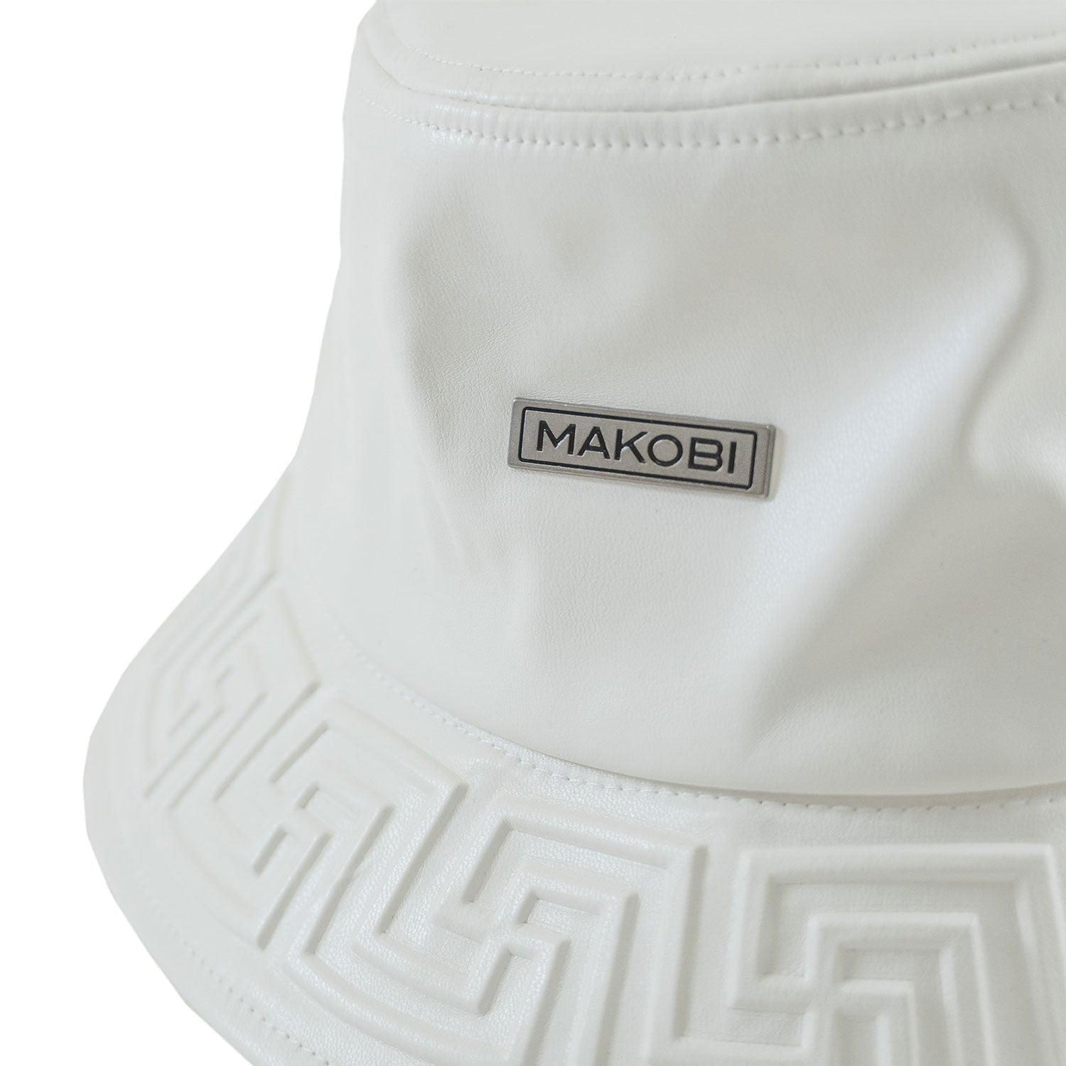 TEEK - M007 Romano Vegan L. Bucket Hat - White HAT TEEK MJ